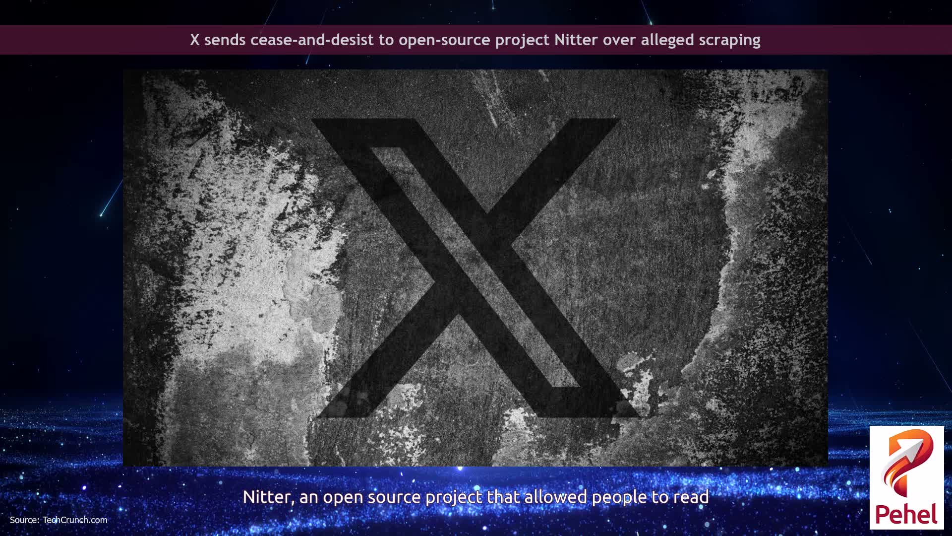 X sends cease-and-desist to open-source project Nitter over alleged scraping
