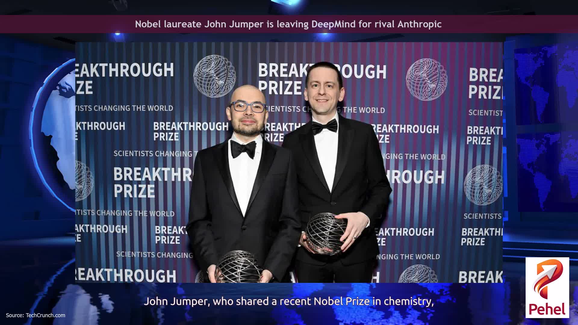 Nobel laureate John Jumper is leaving DeepMind for rival Anthropic