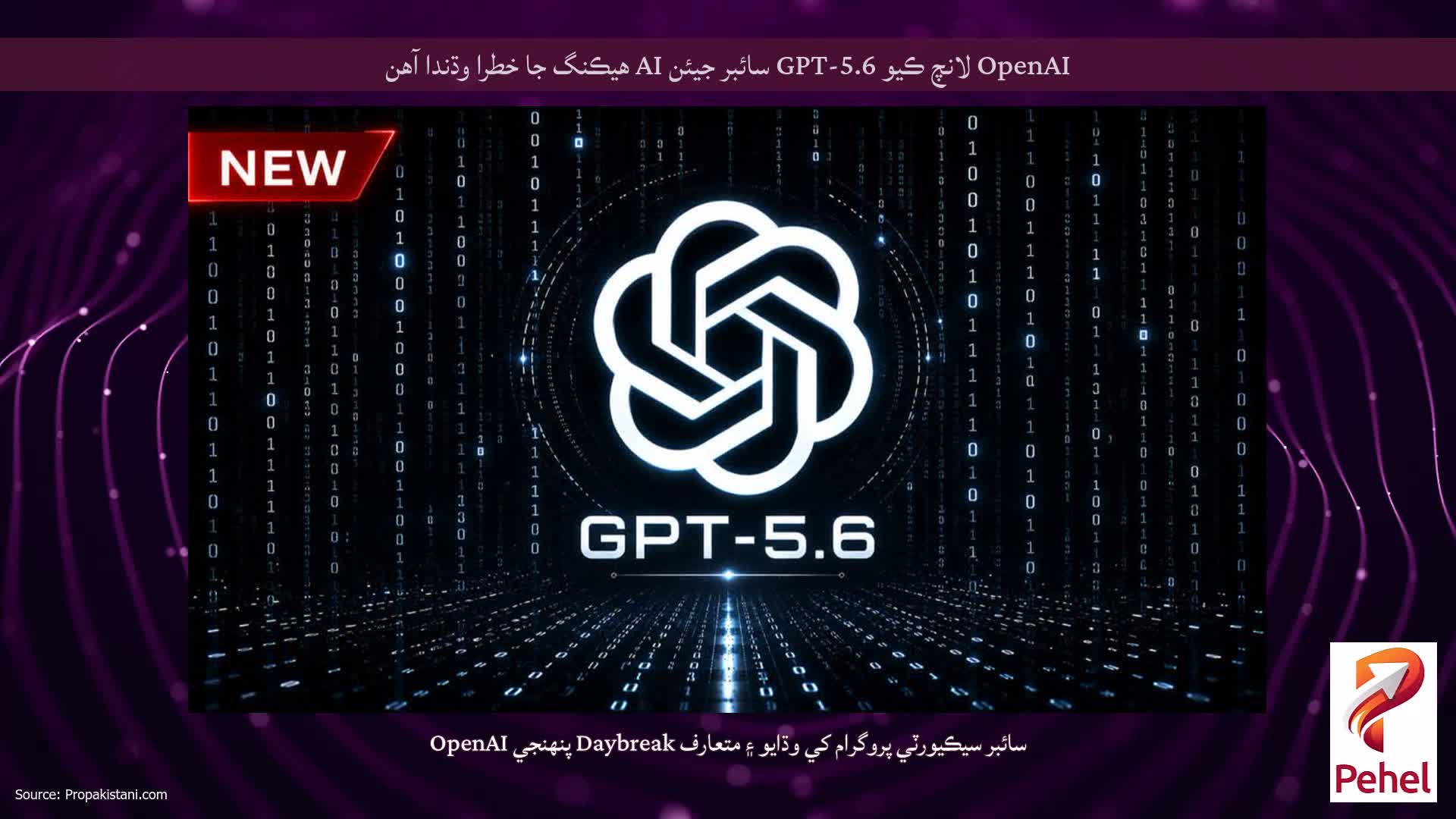 OpenAI لانچ ڪيو GPT-5.6 سائبر جيئن AI هيڪنگ جا خطرا وڌندا آهن