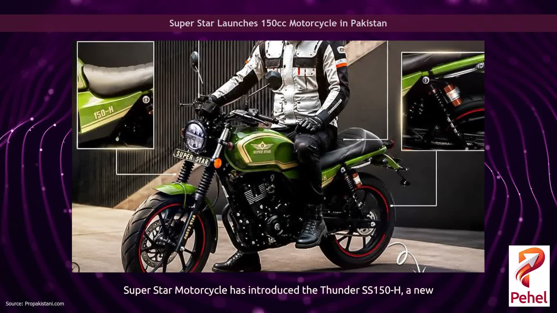 Super Star Launches 150cc Motorcycle in Pakistan