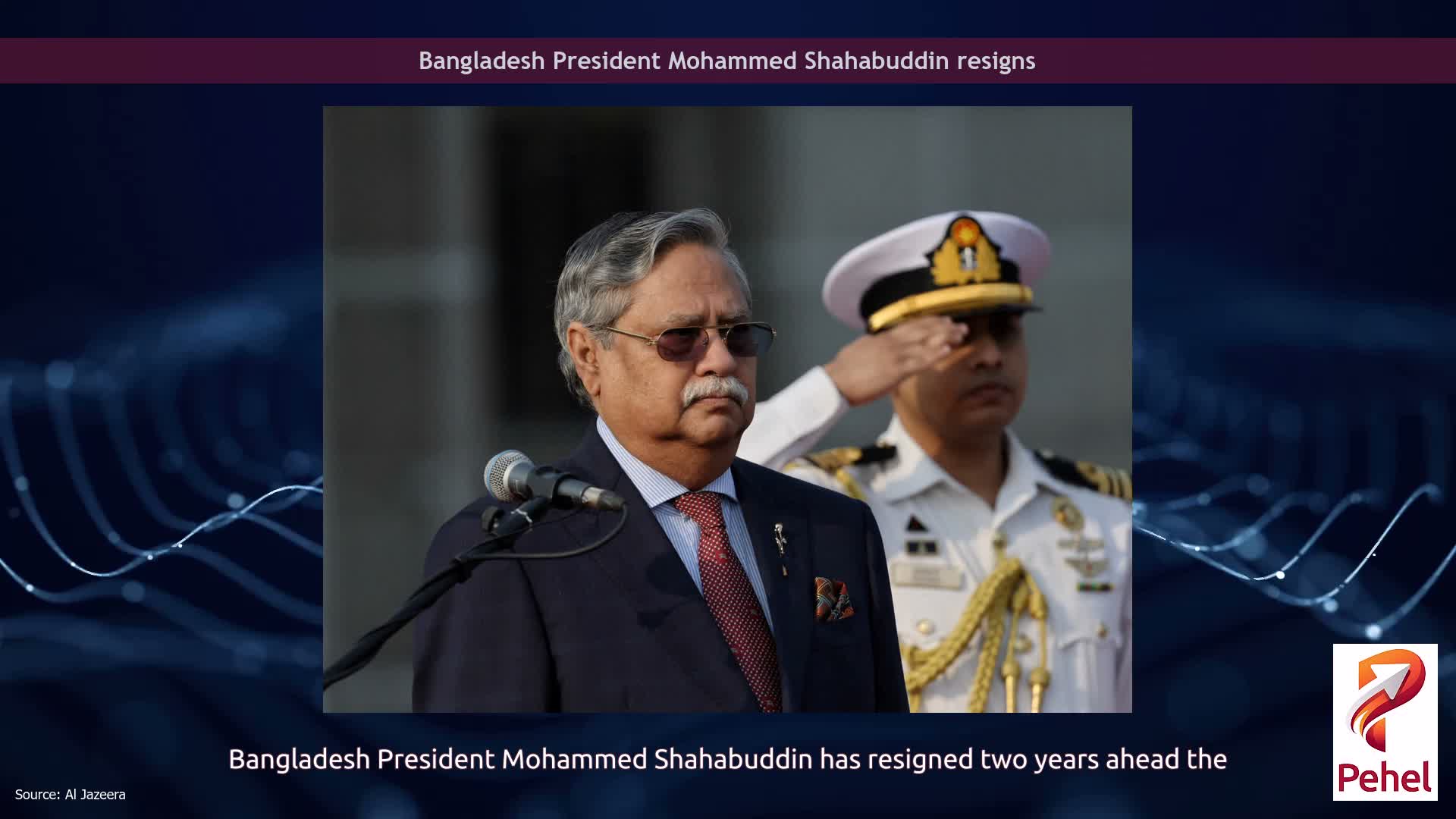 Bangladesh President Mohammed Shahabuddin resigns