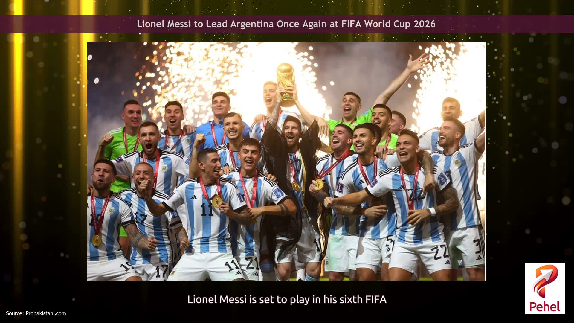 Lionel Messi to Lead Argentina Once Again at FIFA World Cup 2026