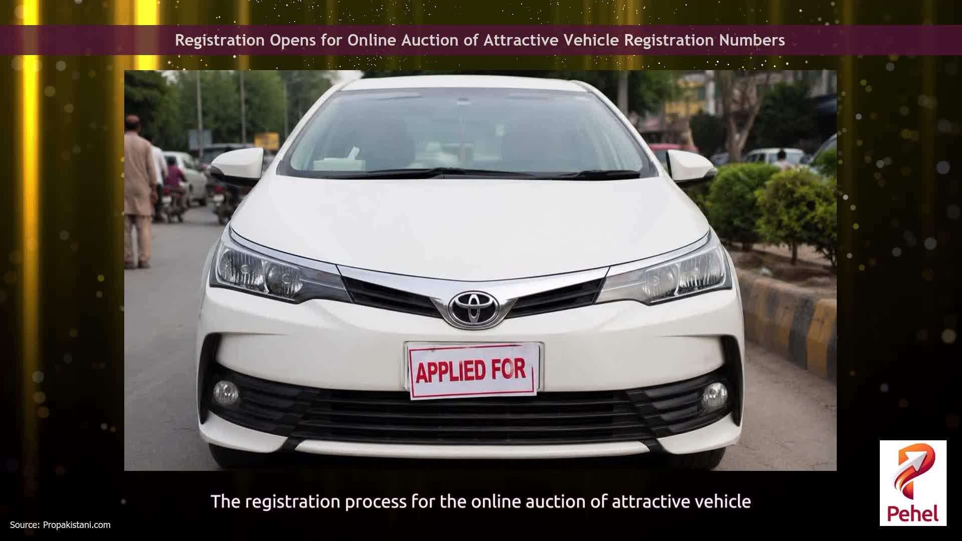 Registration Opens for Online Auction of Attractive Vehicle Registration Numbers