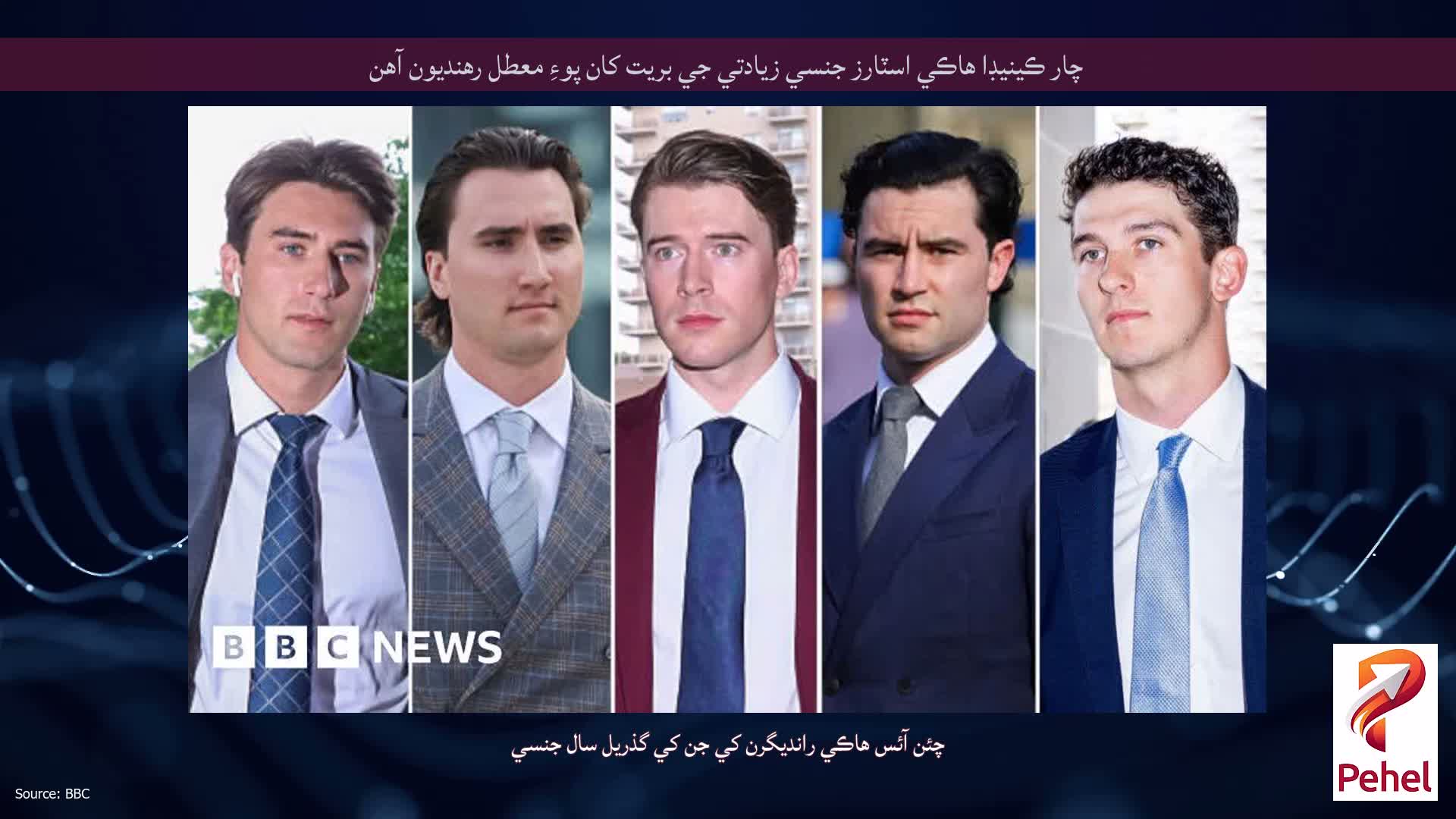 چار ڪينيڊا هاڪي اسٽارز جنسي زيادتي جي بريت کان پوءِ معطل رهنديون آهن