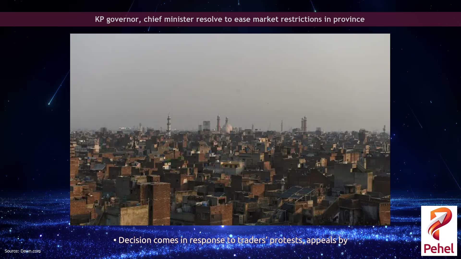 KP governor, chief minister resolve to ease market restrictions in province