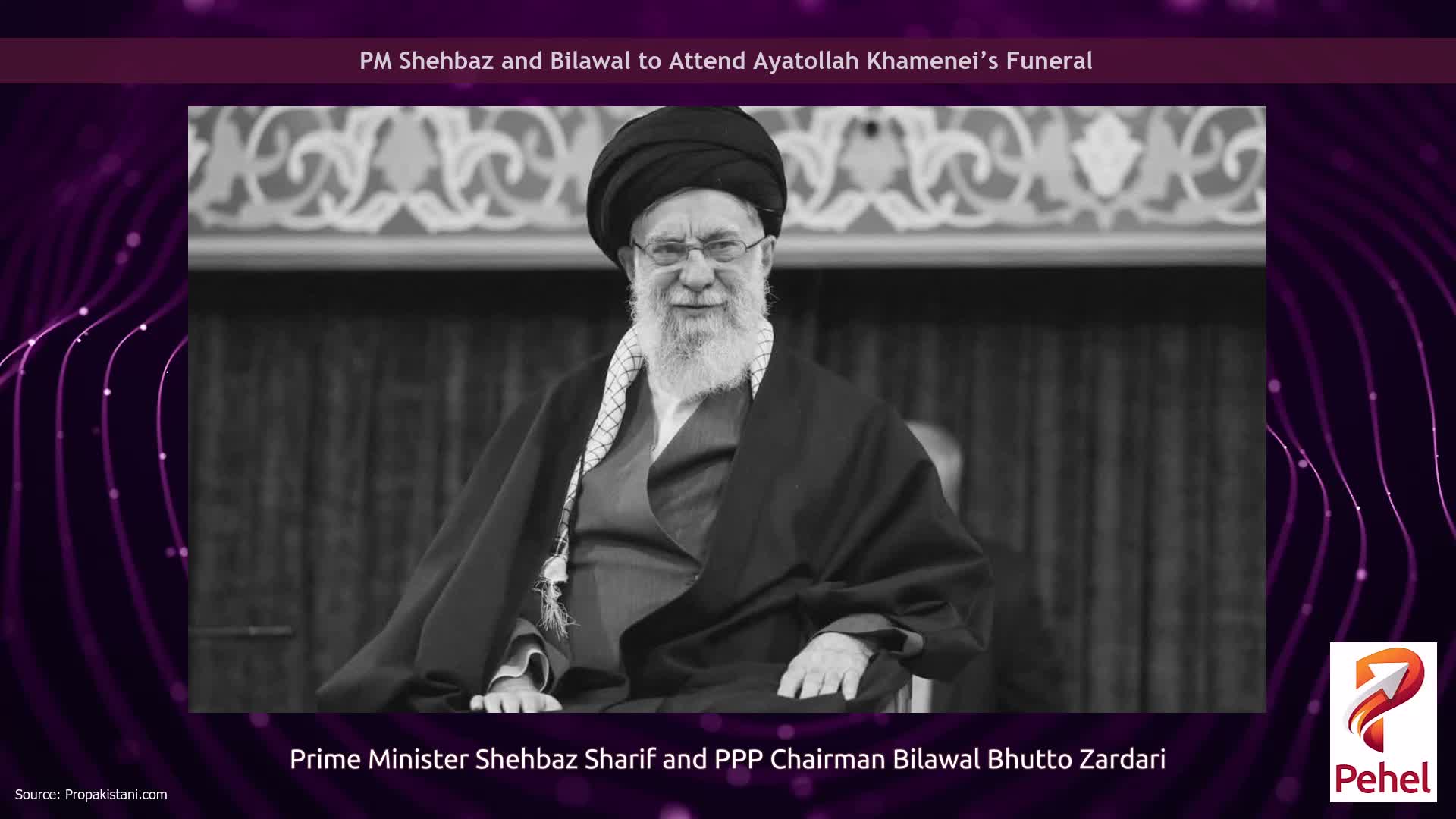 PM Shehbaz and Bilawal to Attend Ayatollah Khamenei’s Funeral