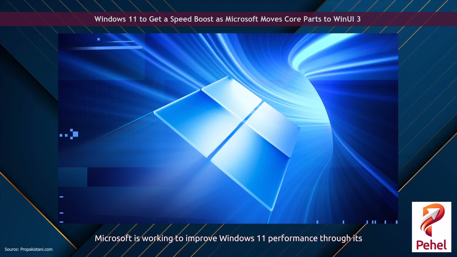 Windows 11 to Get a Speed Boost as Microsoft Moves Core Parts to WinUI 3