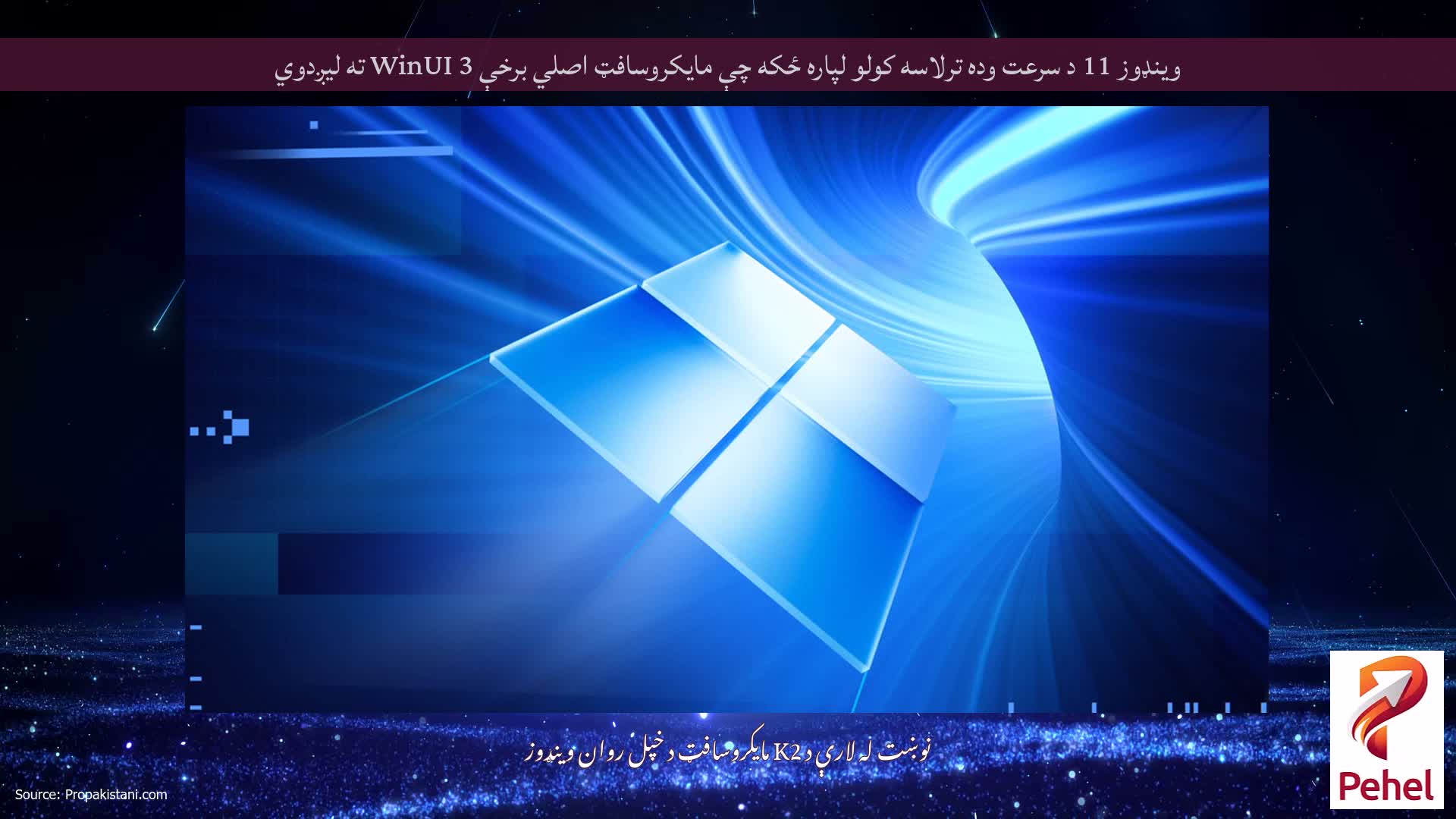 وینډوز 11 د سرعت وده ترلاسه کولو لپاره ځکه چې مایکروسافټ اصلي برخې WinUI 3 ته لیږدوي
