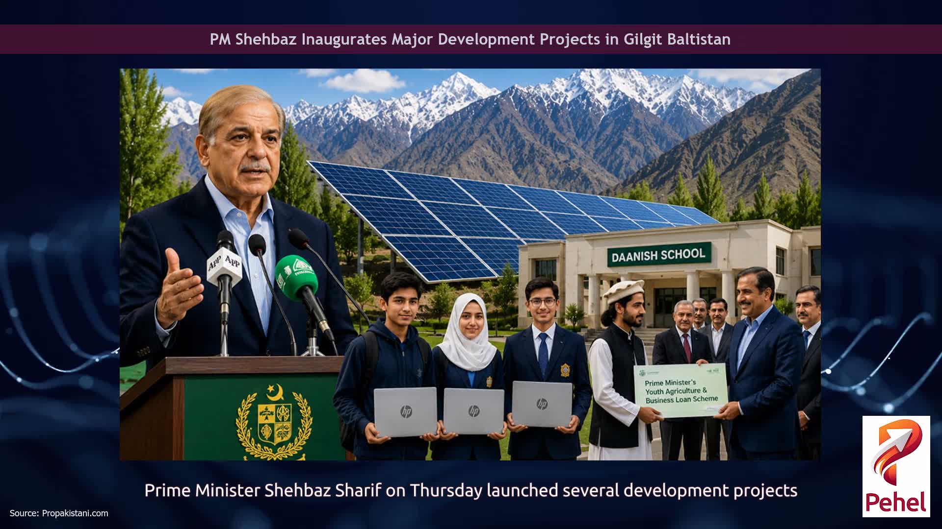 PM Shehbaz Inaugurates Major Development Projects in Gilgit Baltistan