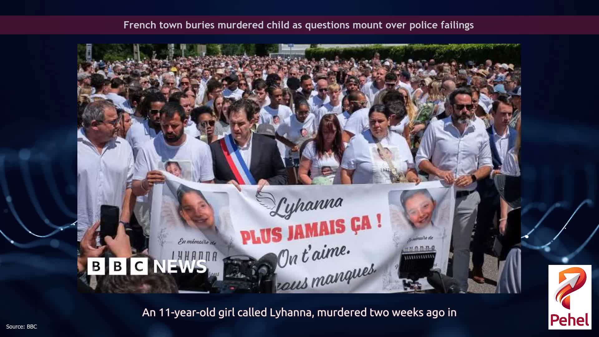 French town buries murdered child as questions mount over police failings