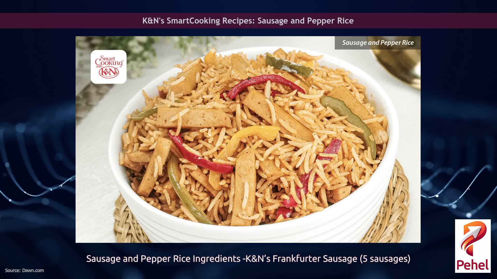 K&N's SmartCooking Recipes: Sausage and Pepper Rice