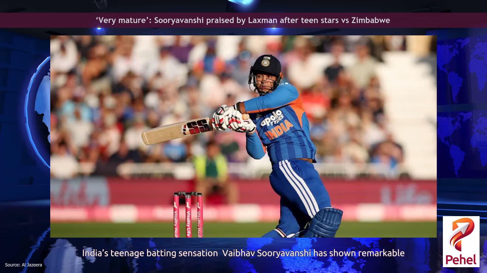 ‘Very mature’: Sooryavanshi praised by Laxman after teen stars vs Zimbabwe