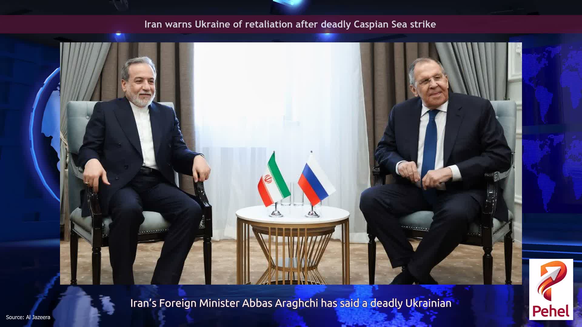 Iran warns Ukraine of retaliation after deadly Caspian Sea strike
