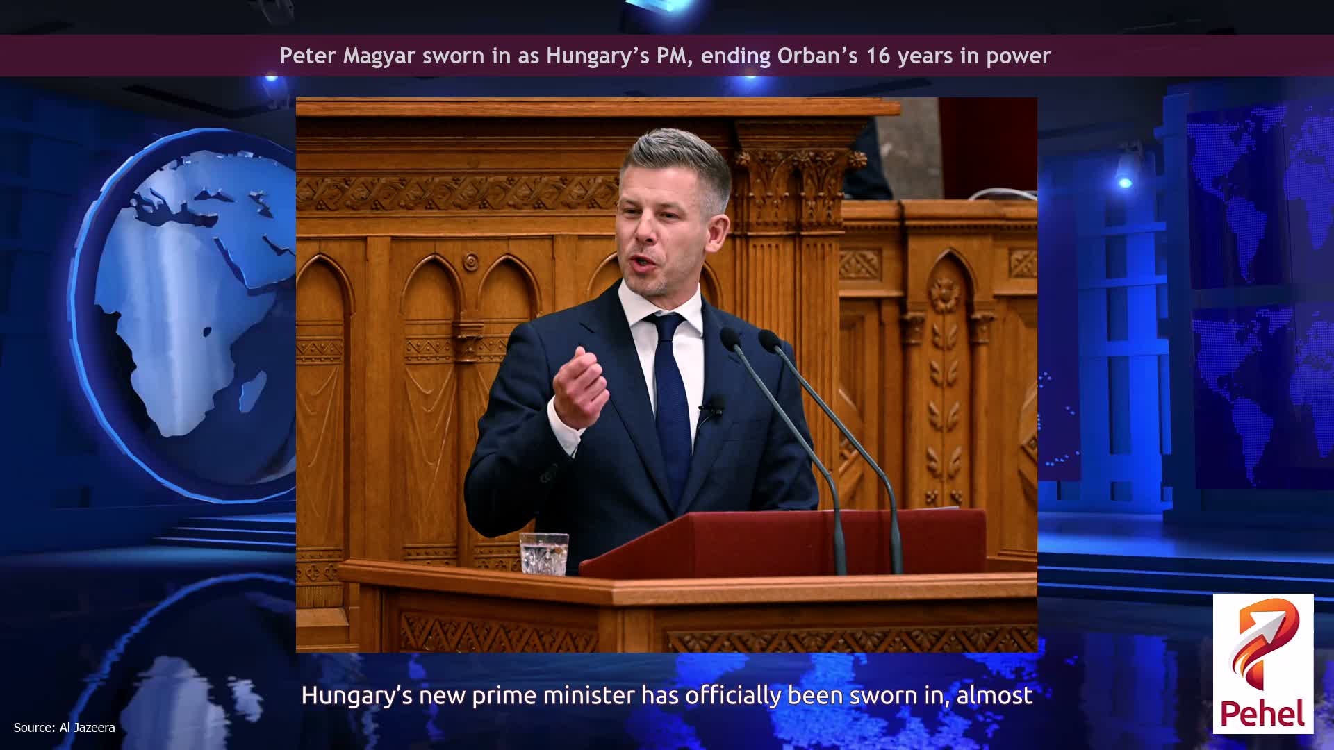 Peter Magyar sworn in as Hungary’s PM, ending Orban’s 16 years in power