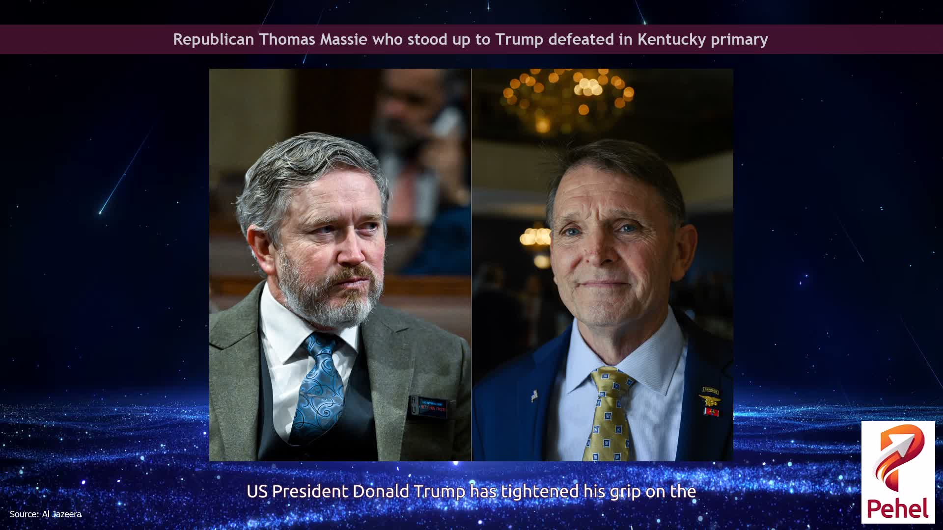 Republican Thomas Massie who stood up to Trump defeated in Kentucky primary