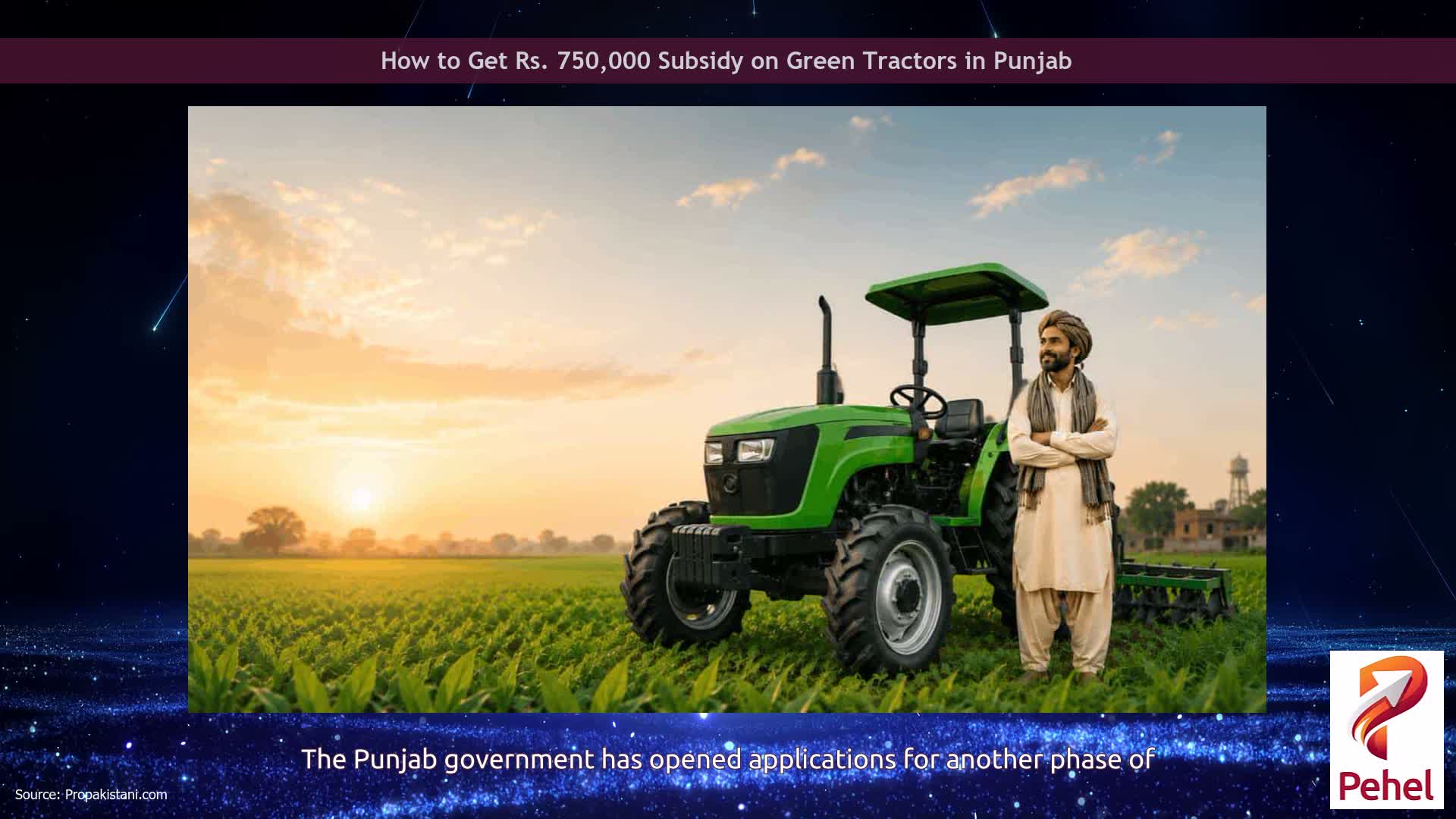 How to Get Rs. 750,000 Subsidy on Green Tractors in Punjab