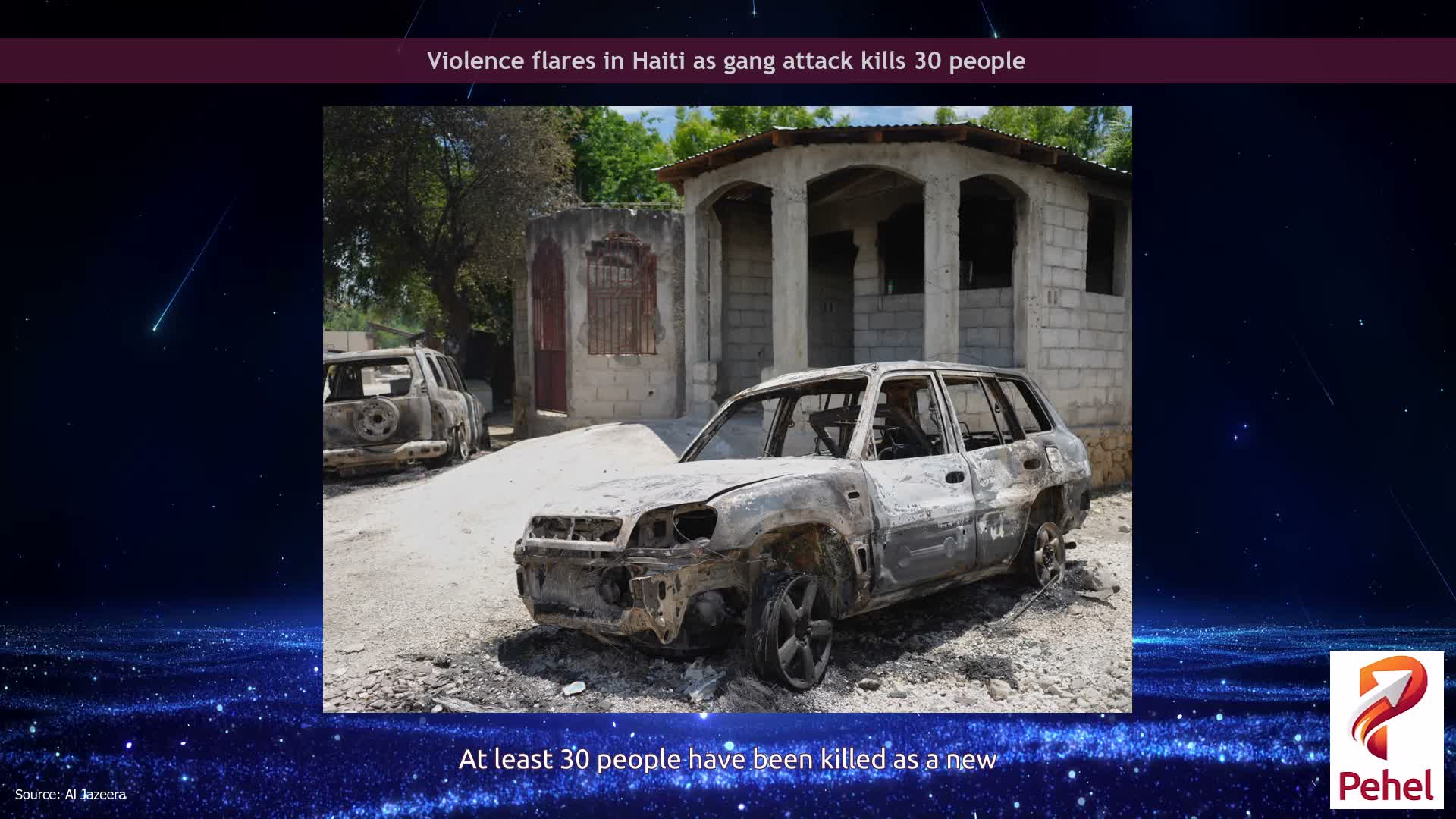 Violence flares in Haiti as gang attack kills 30 people