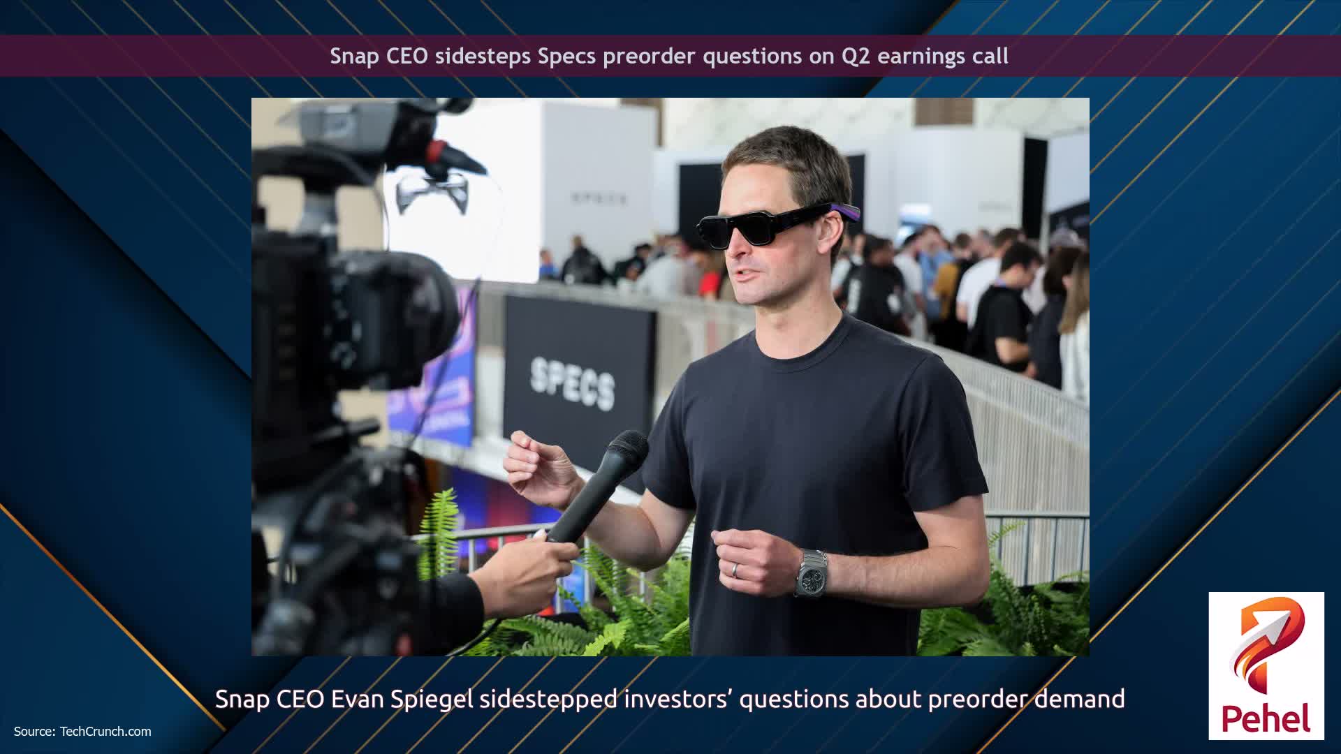Snap CEO sidesteps Specs preorder questions on Q2 earnings call