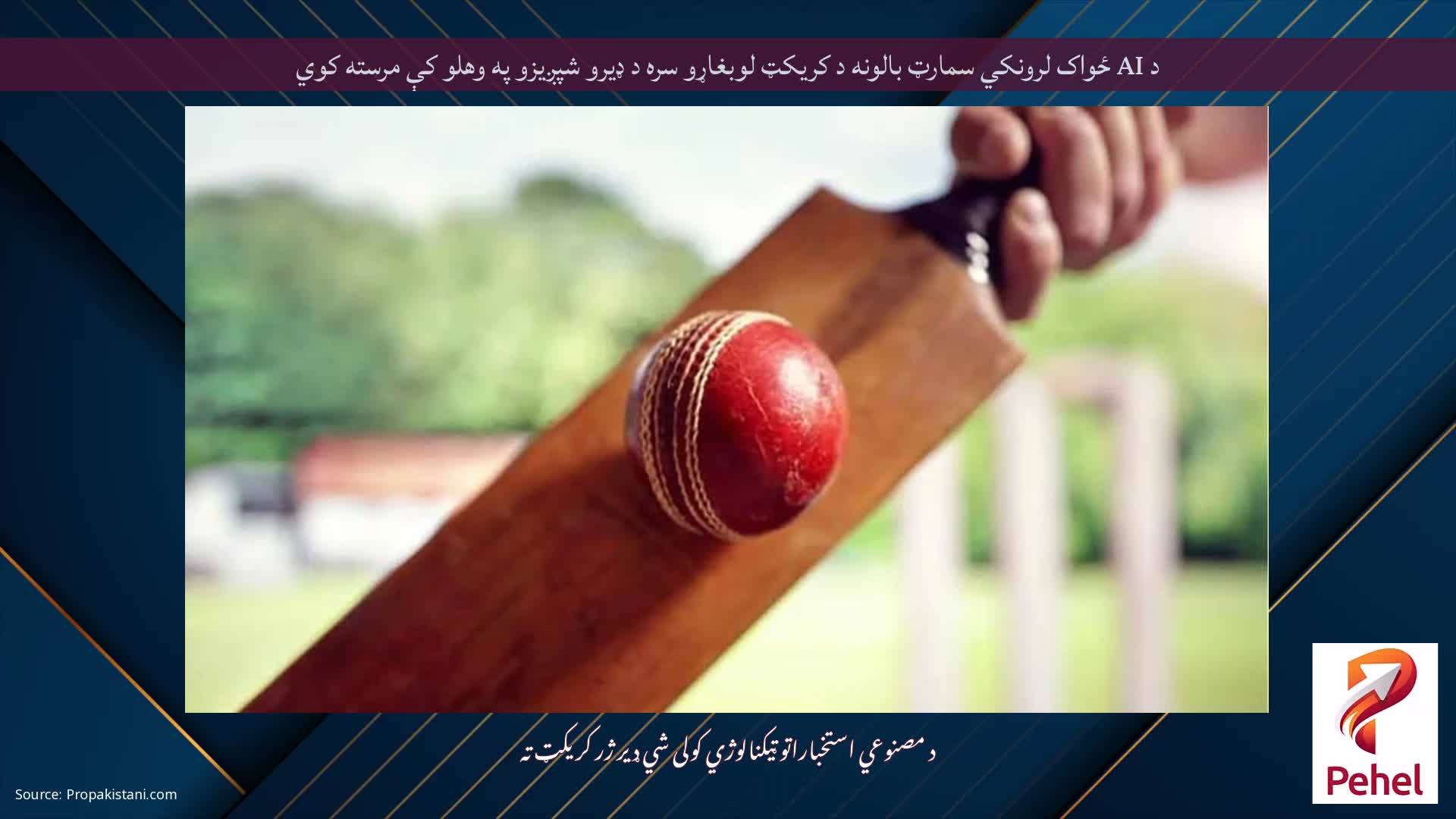 د AI ځواک لرونکي سمارټ بالونه د کریکټ لوبغاړو سره د ډیرو شپږیزو په وهلو کې مرسته کوي