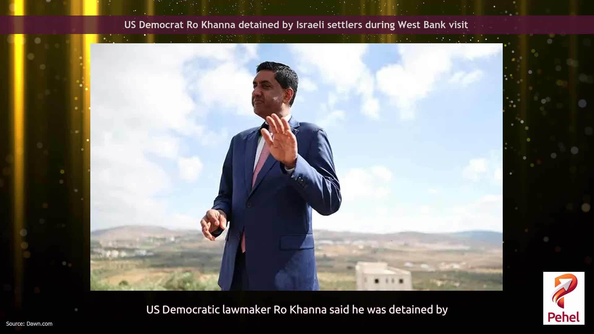 US Democrat Ro Khanna detained by Israeli settlers during West Bank visit