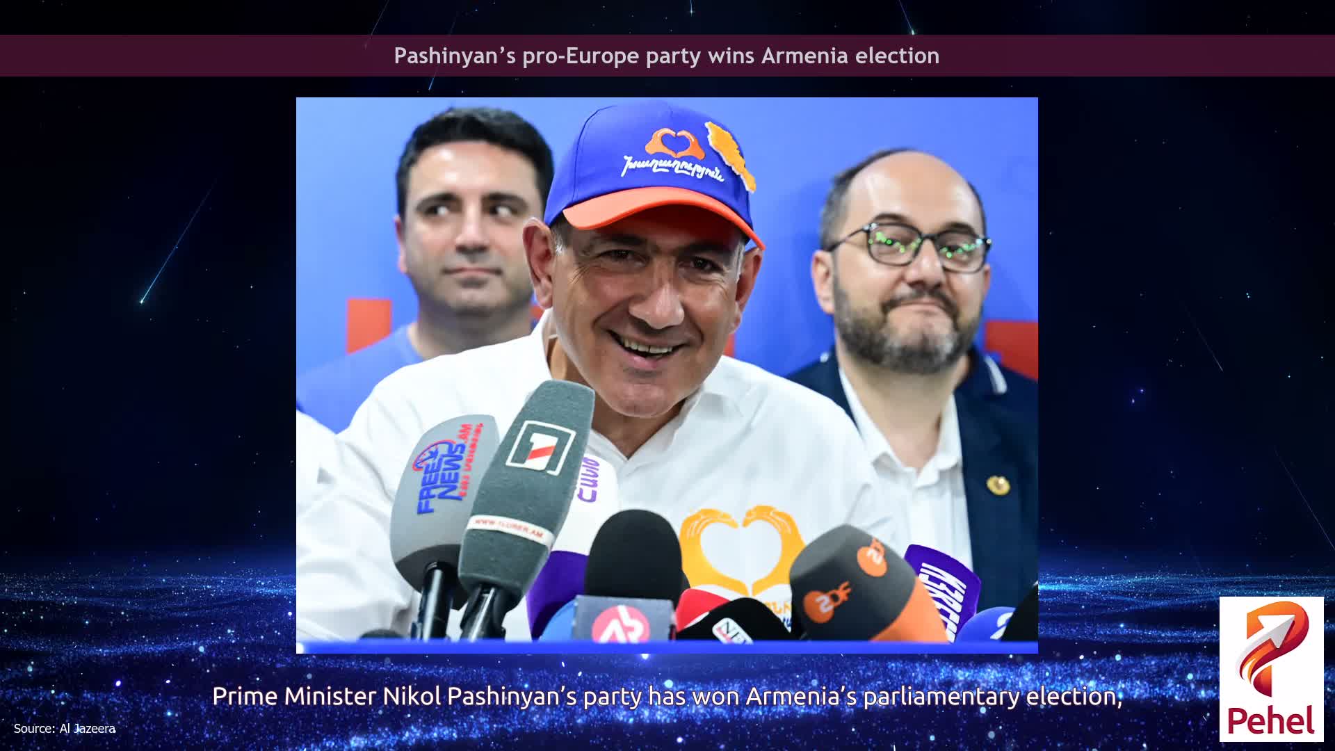 Pashinyan’s pro-Europe party wins Armenia election