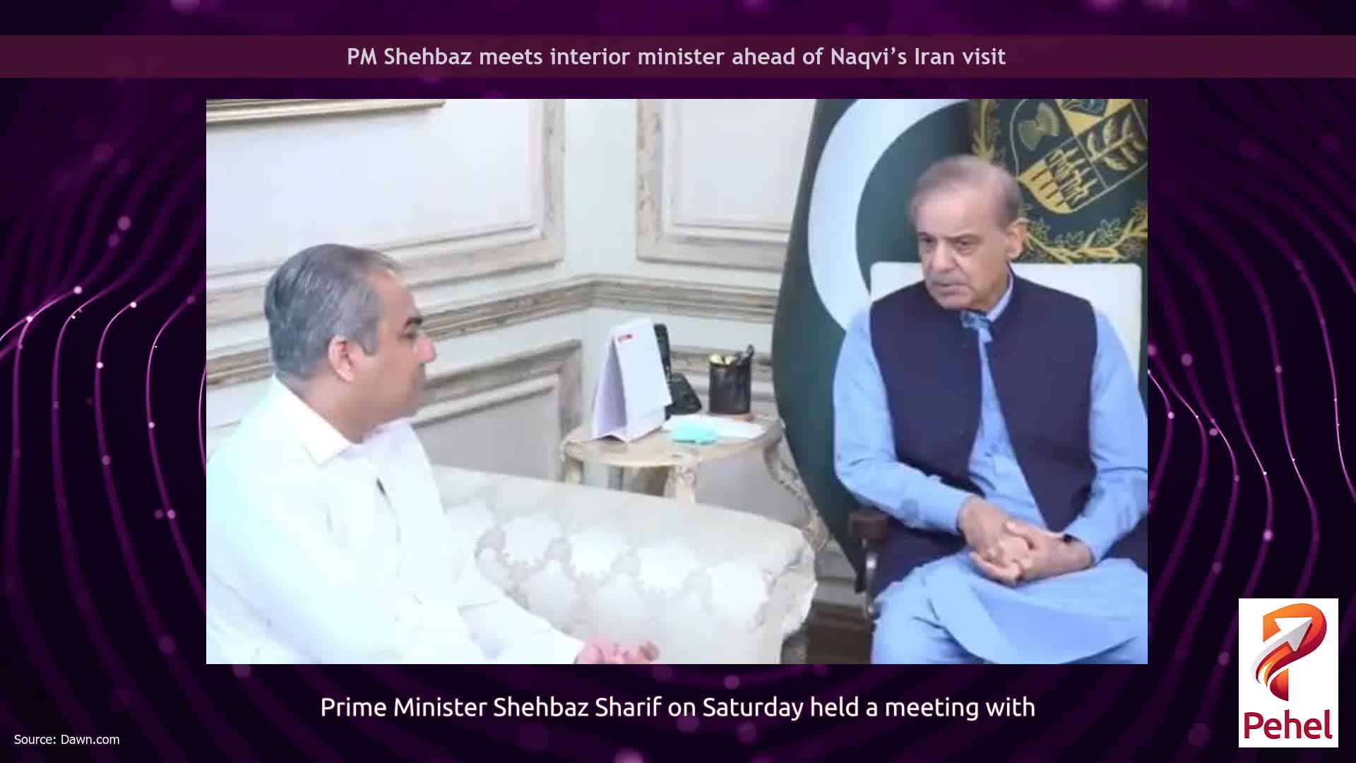 PM Shehbaz meets interior minister ahead of Naqvi’s Iran visit