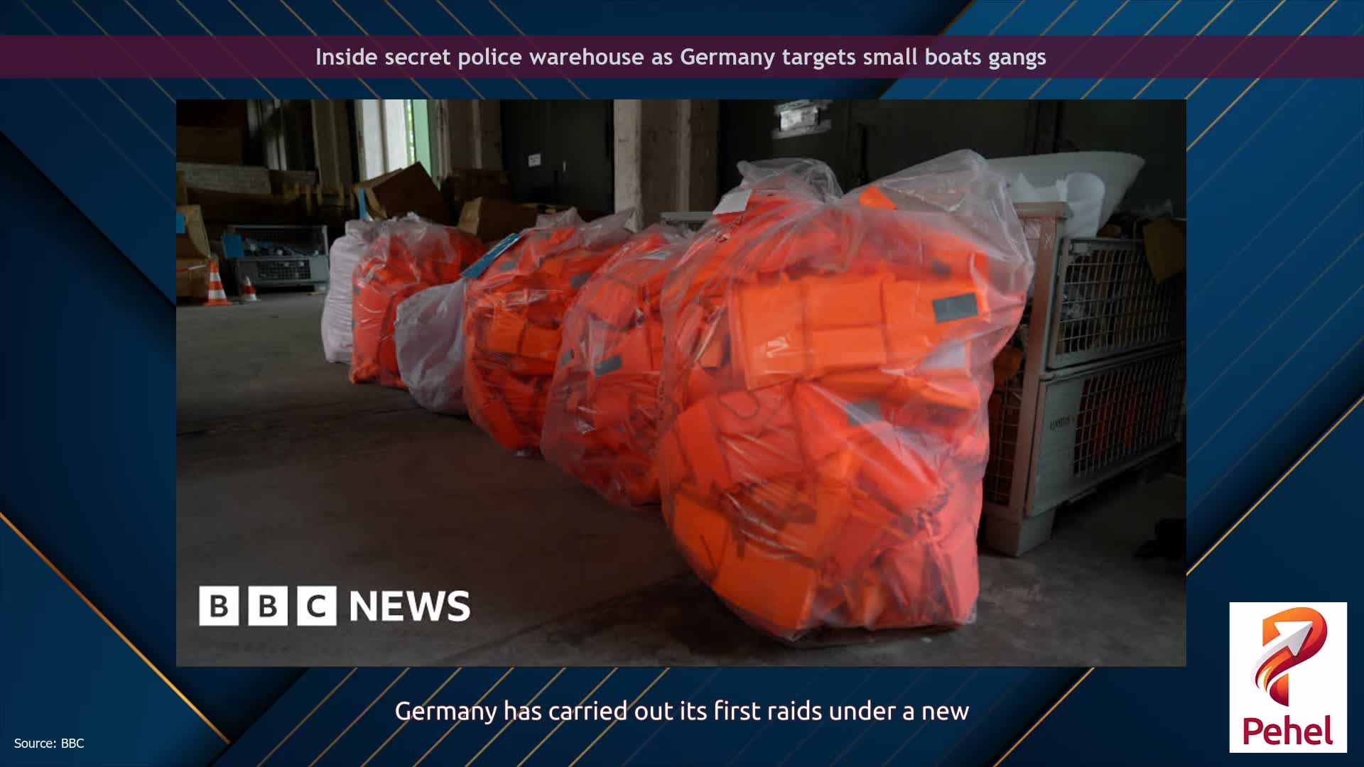 Inside secret police warehouse as Germany targets small boats gangs