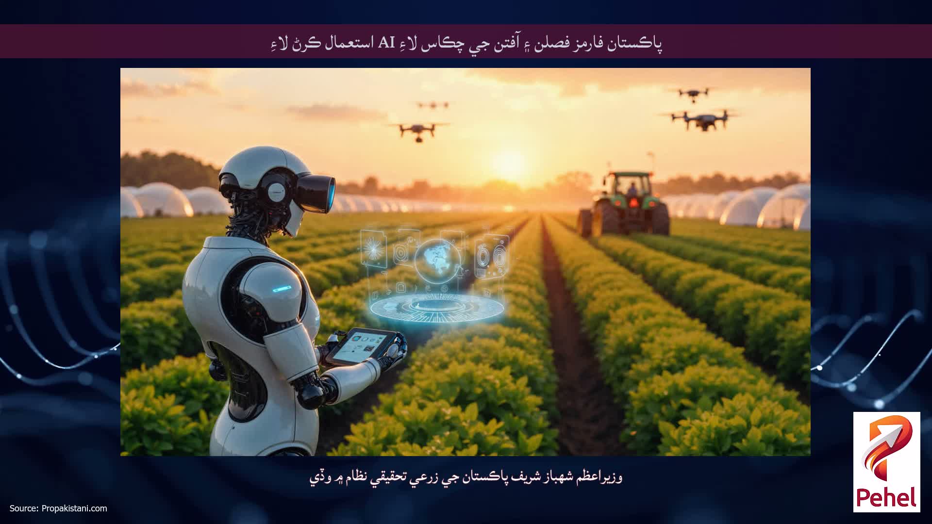 پاڪستان فارمز فصلن ۽ آفتن جي چڪاس لاءِ AI استعمال ڪرڻ لاءِ