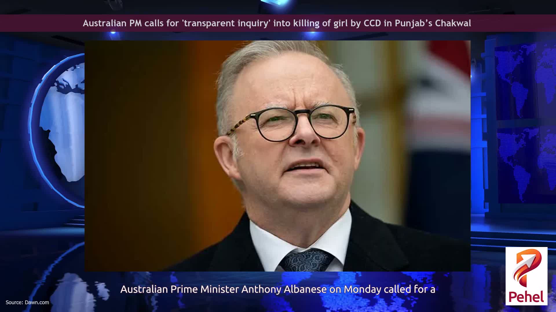 Australian PM calls for 'transparent inquiry' into killing of girl by CCD in Punjab’s Chakwal