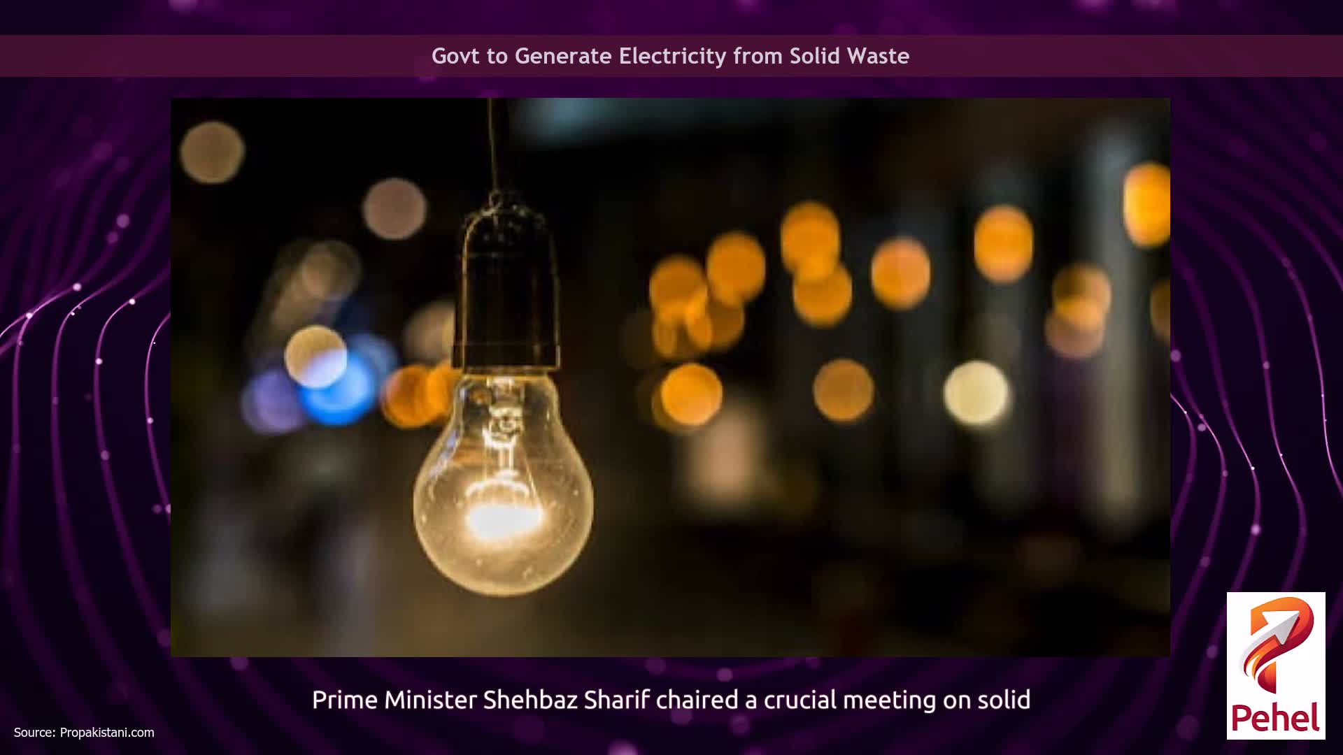 Govt to Generate Electricity from Solid Waste