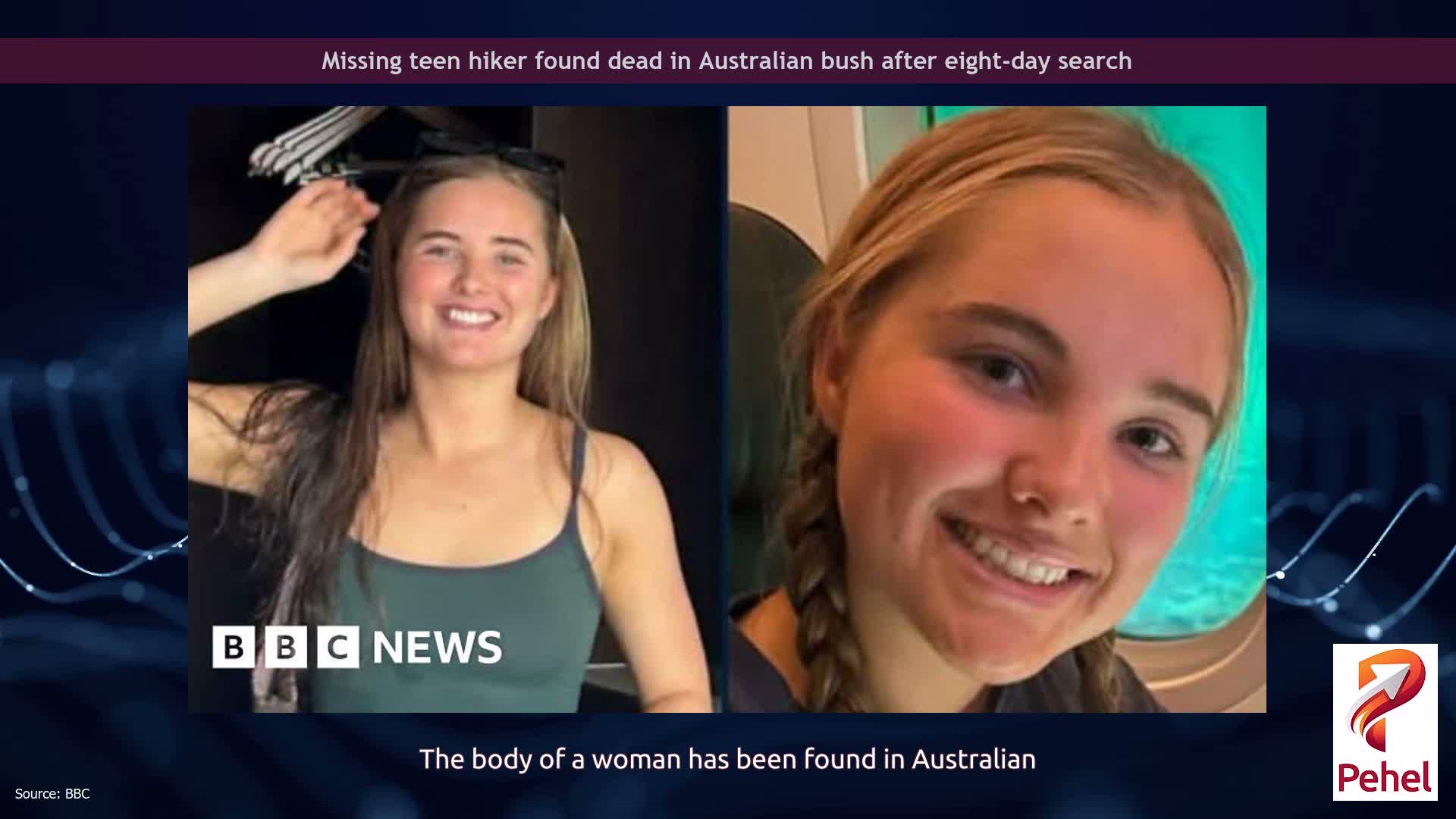 Missing teen hiker found dead in Australian bush after eight-day search