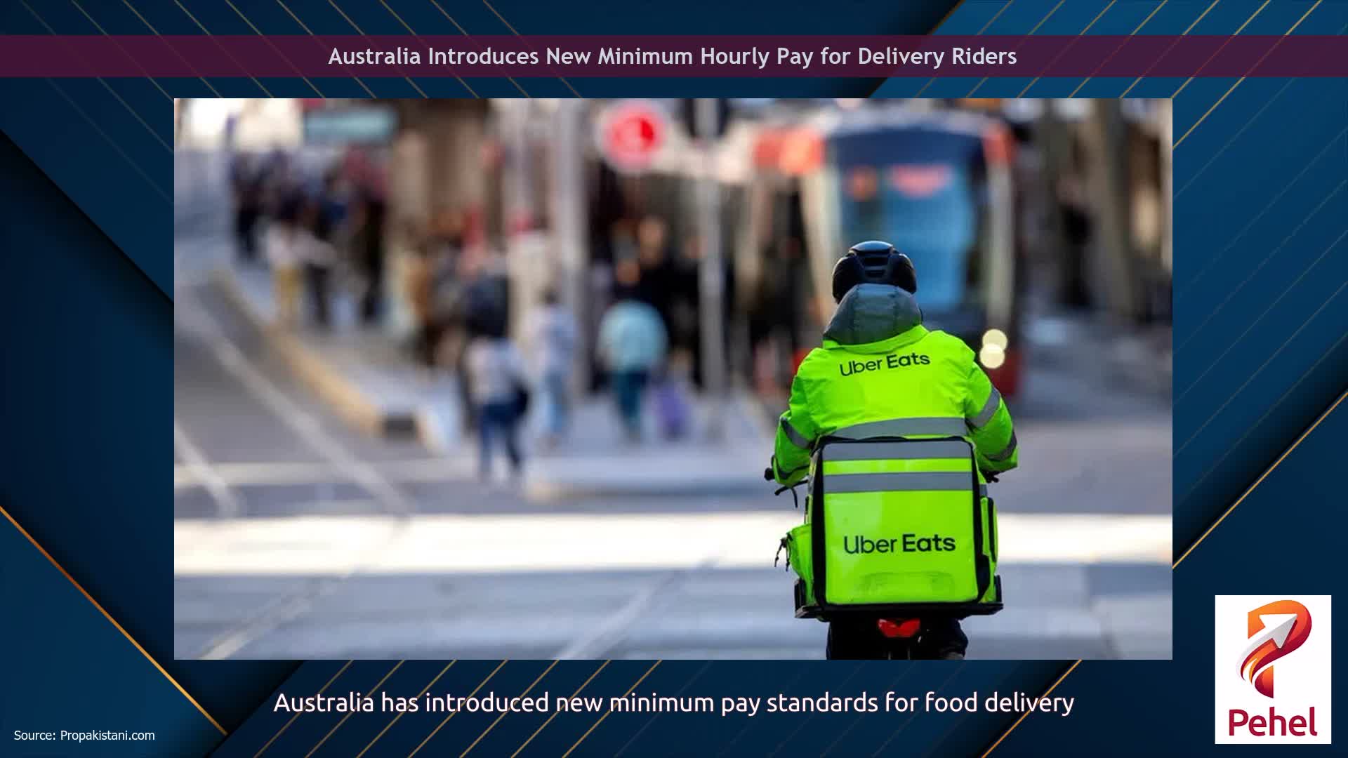 Australia Introduces New Minimum Hourly Pay for Delivery Riders