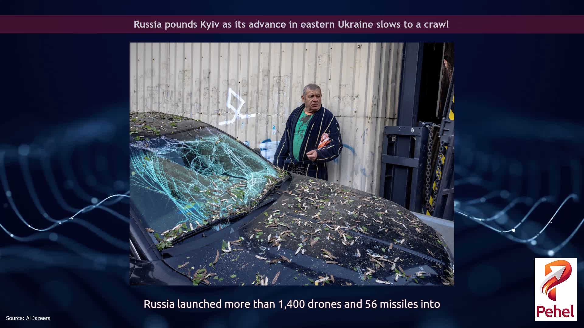 Russia pounds Kyiv as its advance in eastern Ukraine slows to a crawl