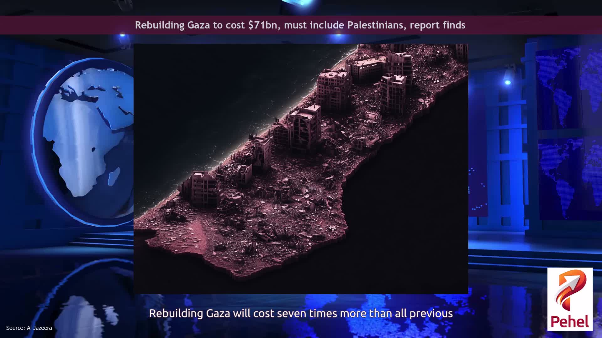 Rebuilding Gaza to cost $71bn, must include Palestinians, report finds