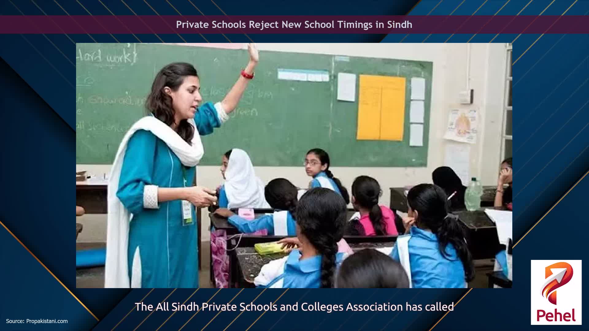 Private Schools Reject New School Timings in Sindh