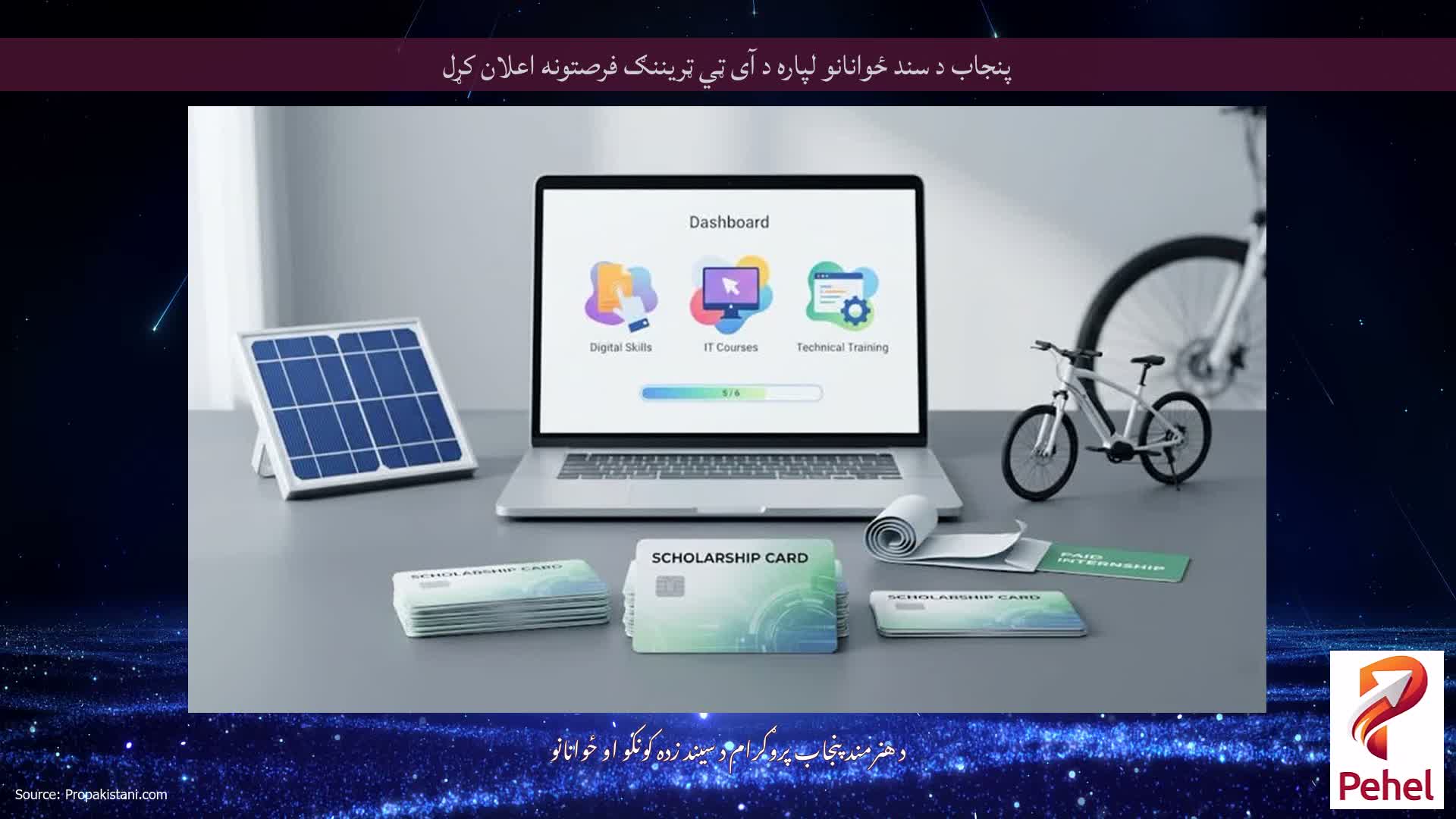 پنجاب د سند ځوانانو لپاره د آی ټي ټریننګ فرصتونه اعلان کړل