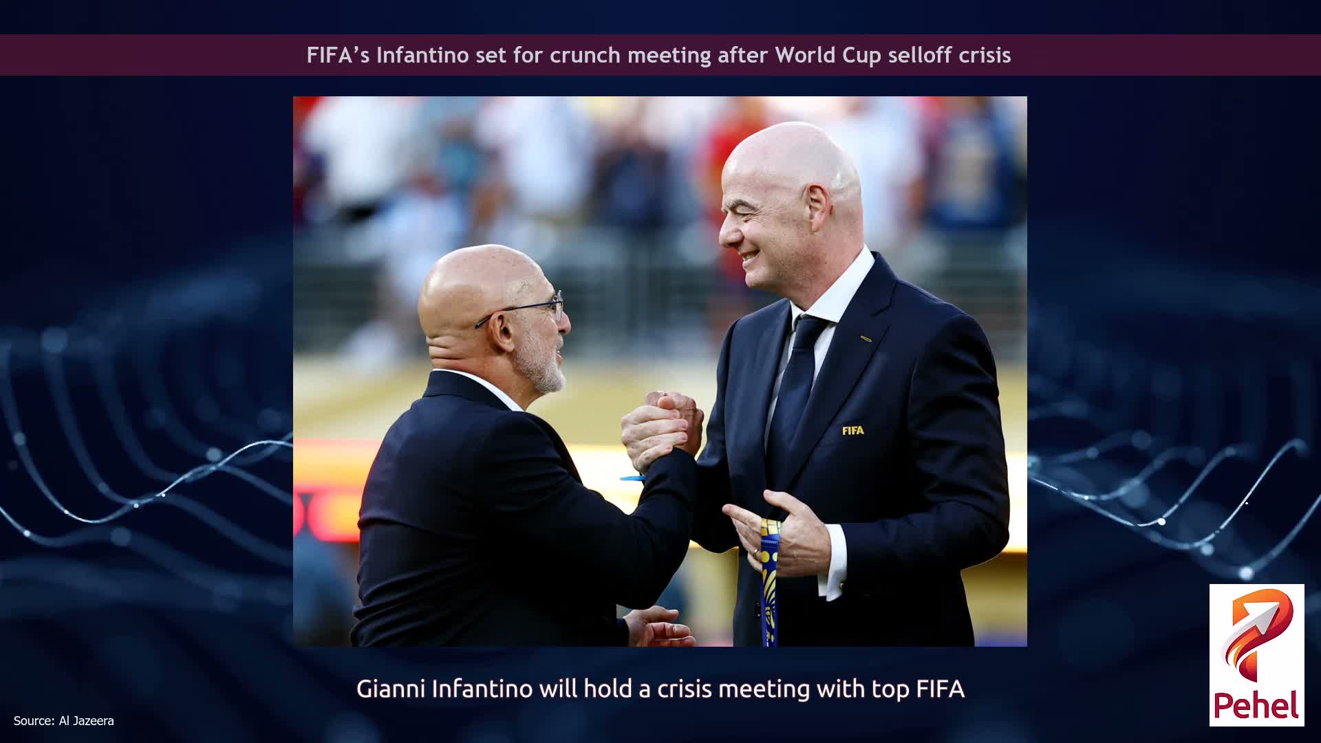 FIFA’s Infantino set for crunch meeting after World Cup selloff crisis