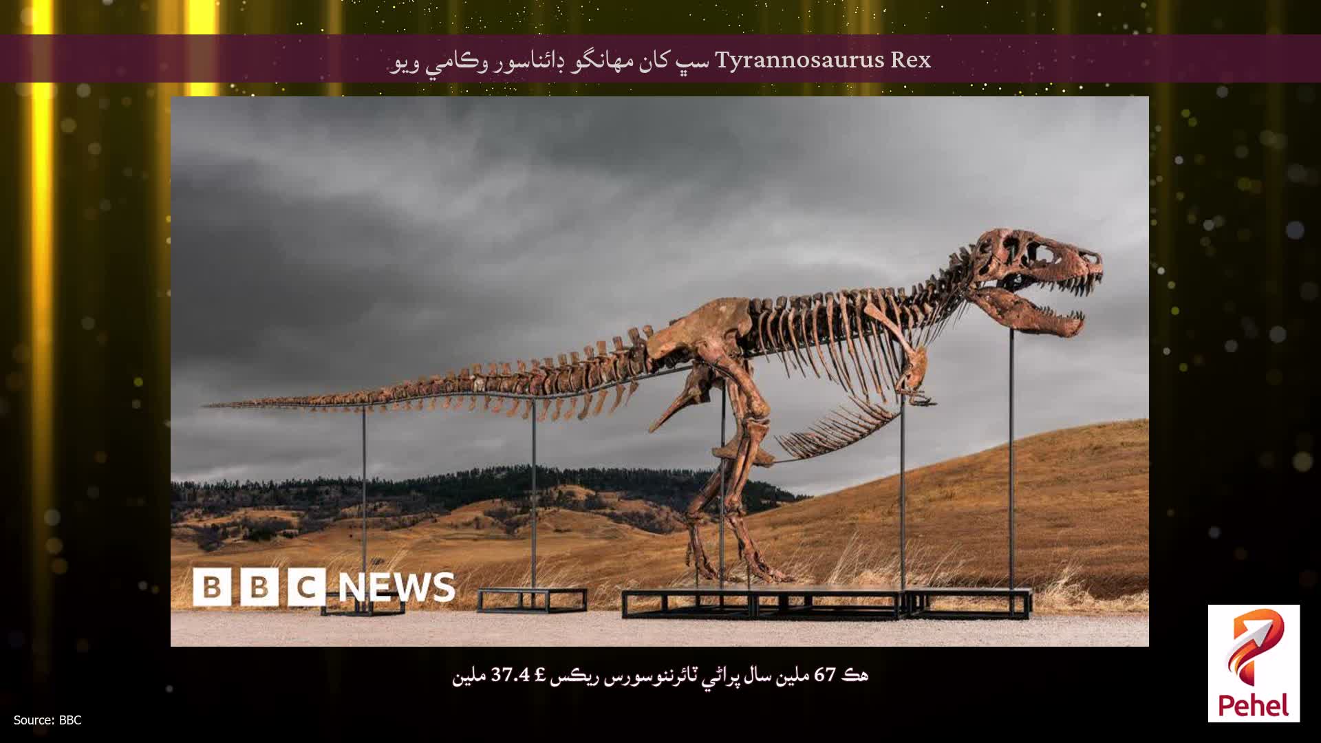 Tyrannosaurus Rex سڀ کان مهانگو ڊائناسور وڪامي ويو