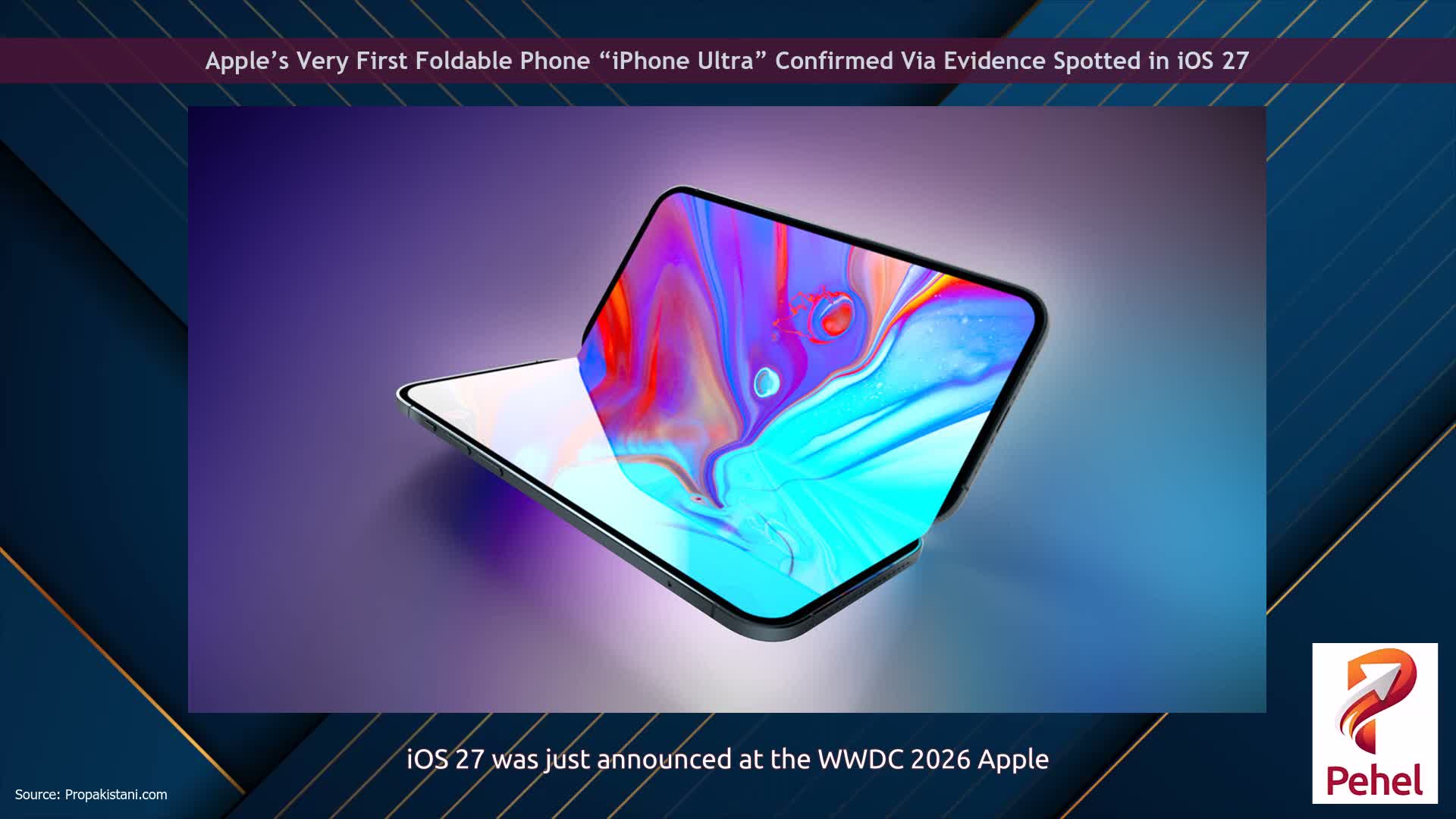 Apple’s Very First Foldable Phone “iPhone Ultra” Confirmed Via Evidence Spotted in iOS 27