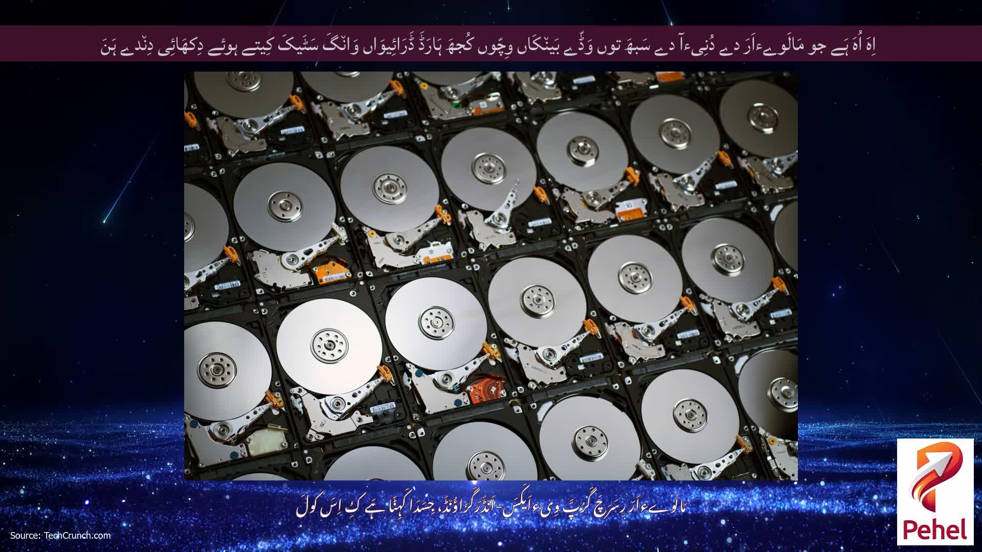 اِہَ اُہَ ہَے جو مَالَوےءاَرَ دے دُنِیءآ دے سَبھَ توں وَڈّے بَین٘کَاں وِچّوں کُجھَ ہَارَڈَ ڈَرَائِیوَاں وَان٘گَ سَٹَیکَ کِیتے ہوئے دِکھَائِی دِن٘دے ہَنَ