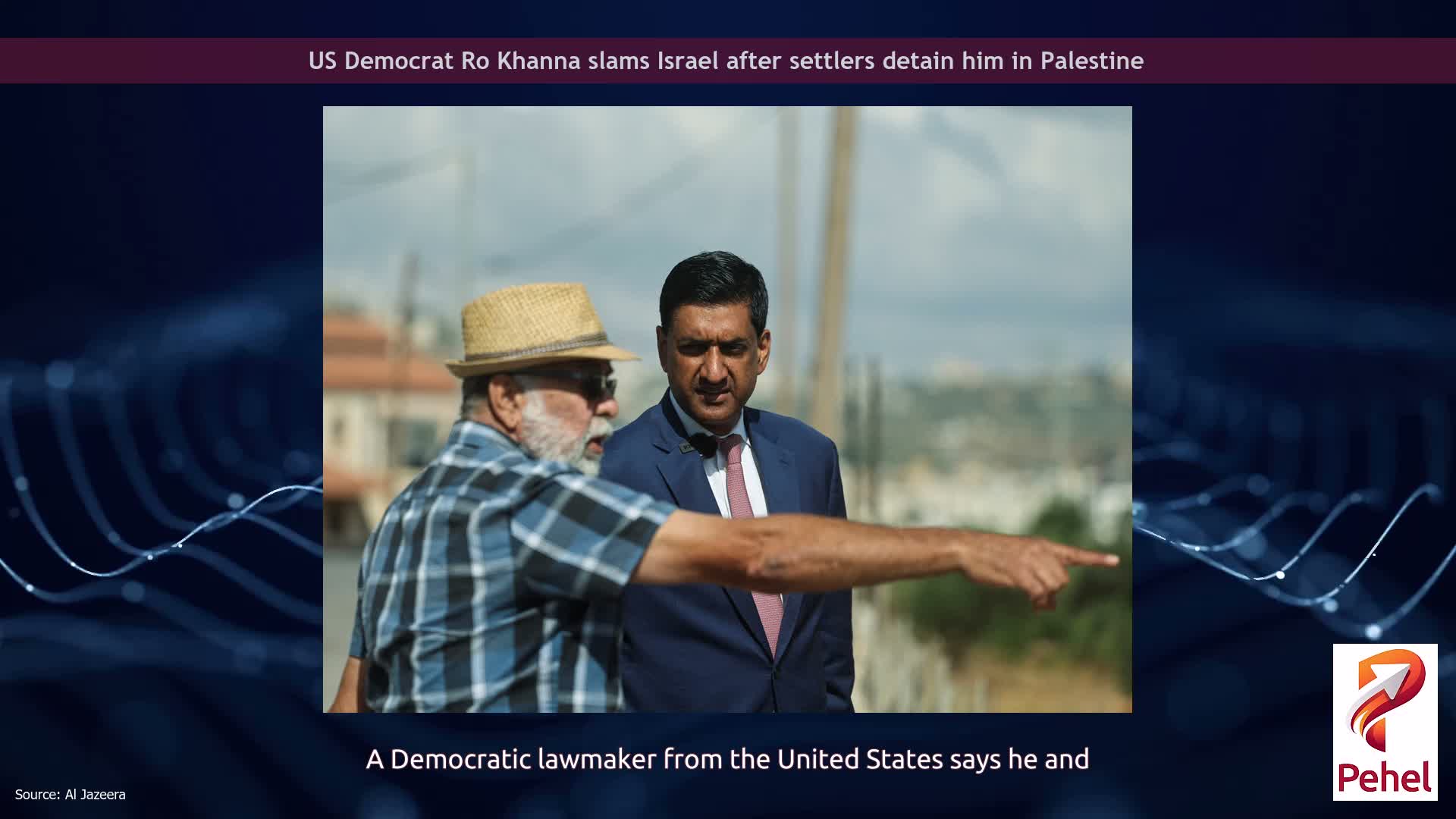 US Democrat Ro Khanna slams Israel after settlers detain him in Palestine