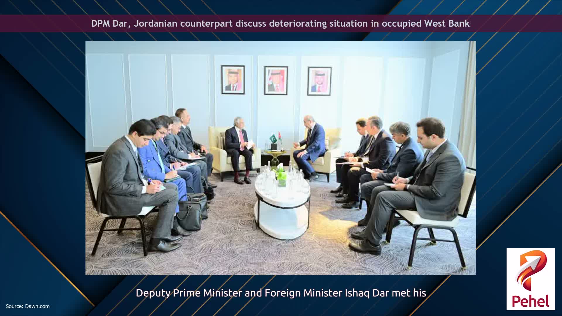 DPM Dar, Jordanian counterpart discuss deteriorating situation in occupied West Bank