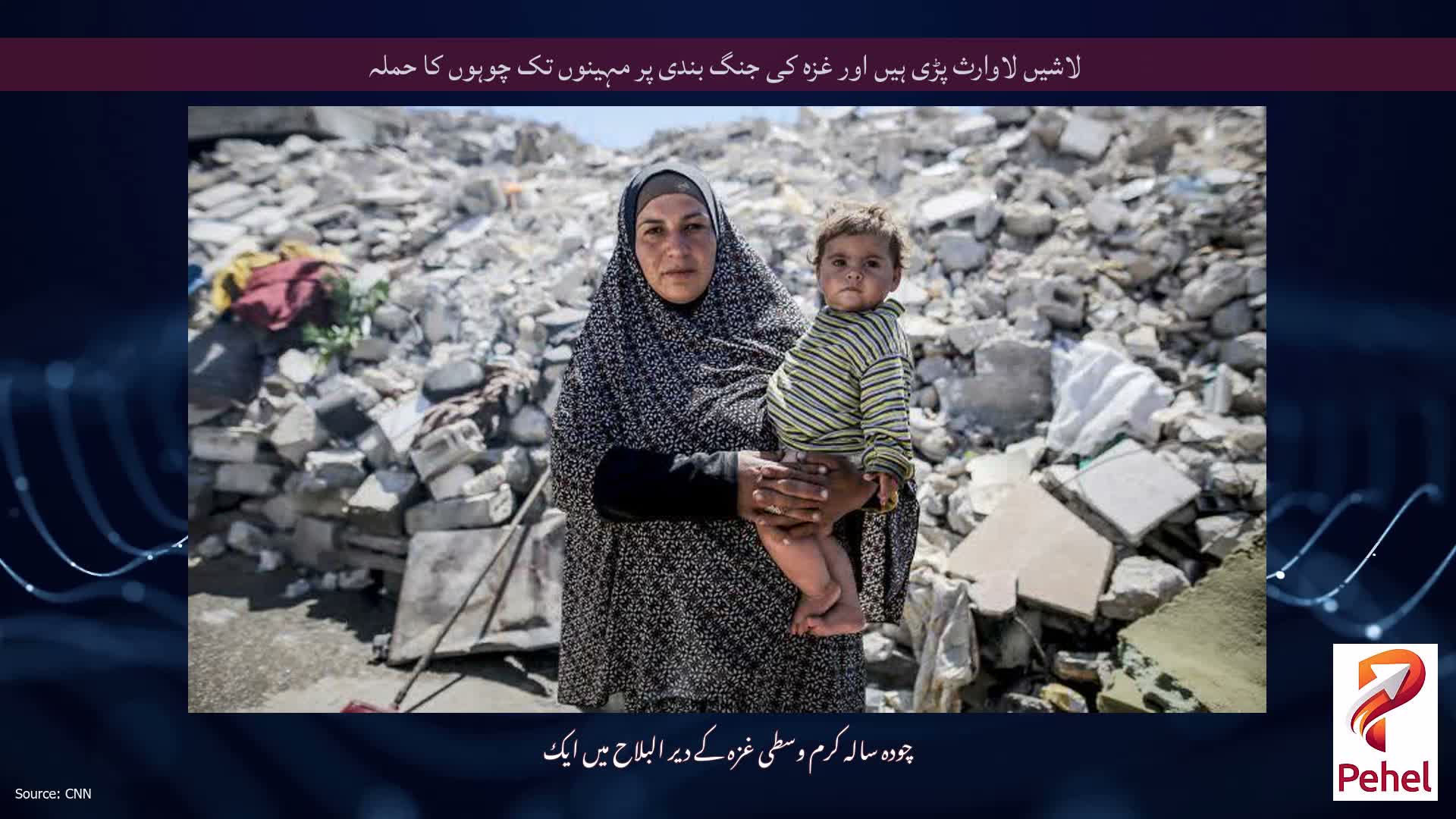 لاشیں لاوارث پڑی ہیں اور غزہ کی جنگ بندی پر مہینوں تک چوہوں کا حملہ