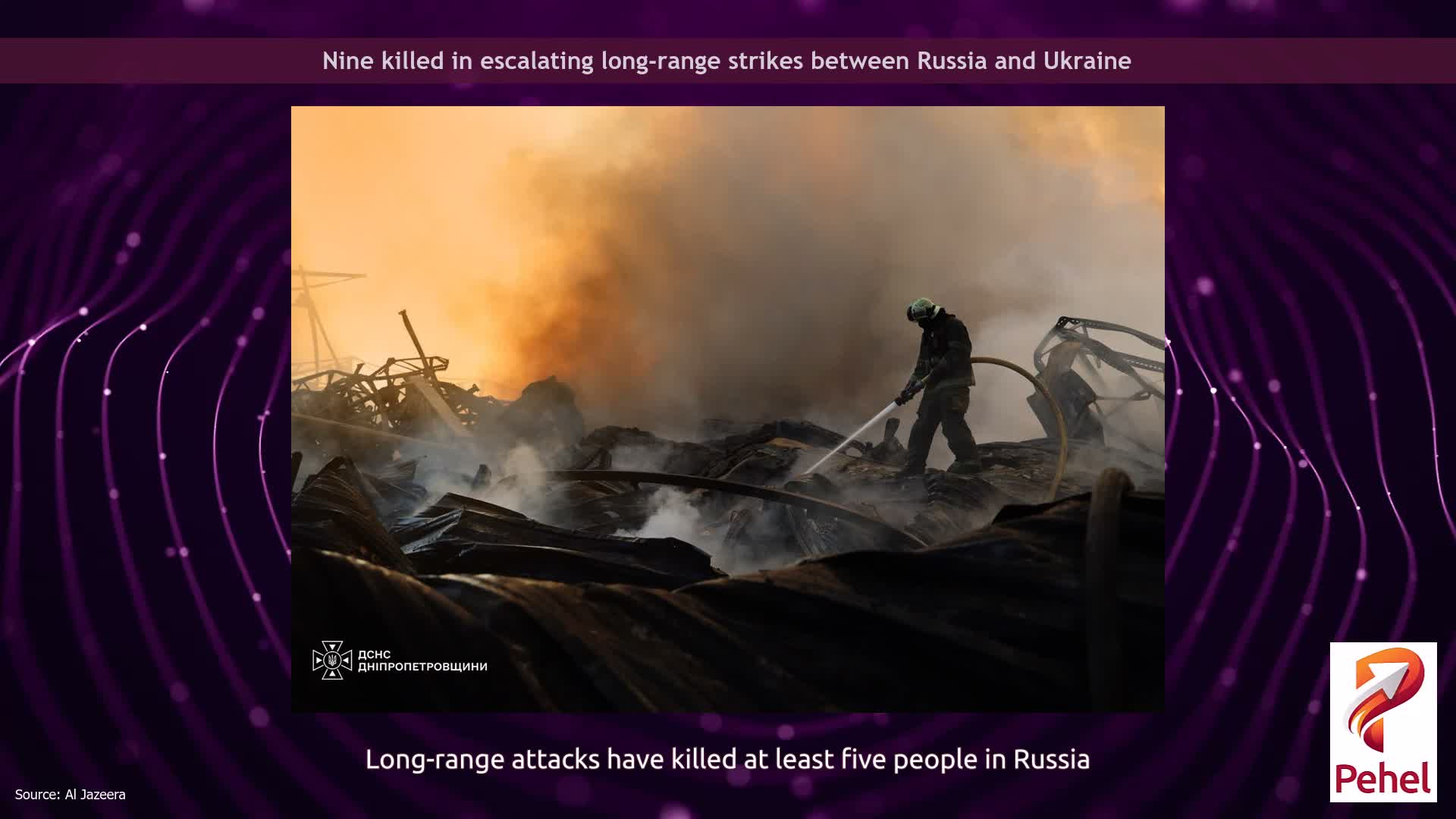 Nine killed in escalating long-range strikes between Russia and Ukraine