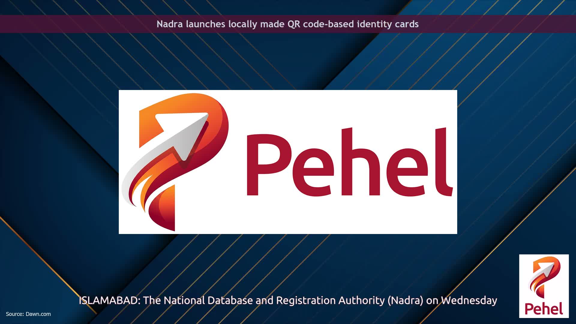 Nadra launches locally made QR code-based identity cards