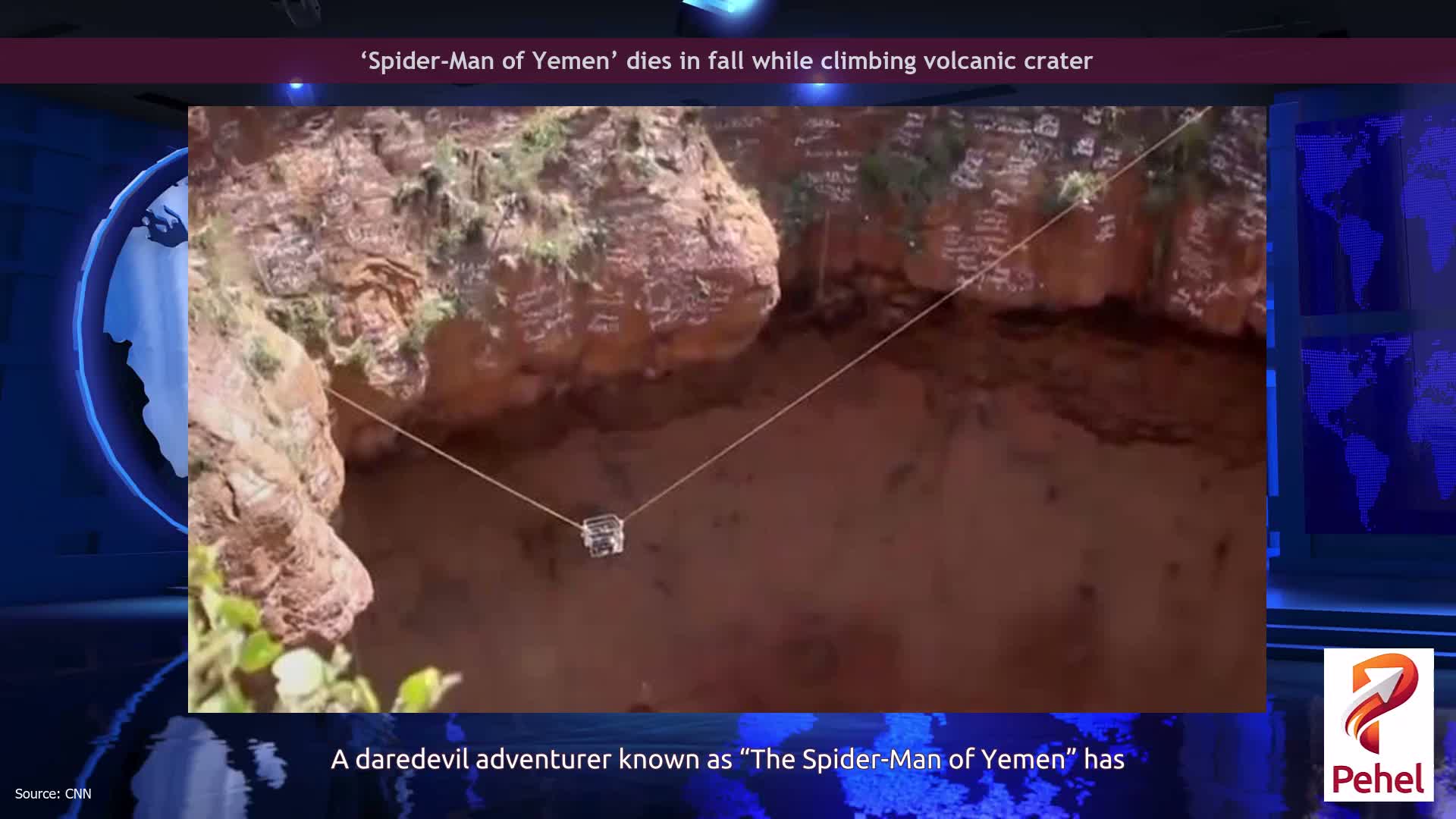 ‘Spider-Man of Yemen’ dies in fall while climbing volcanic crater