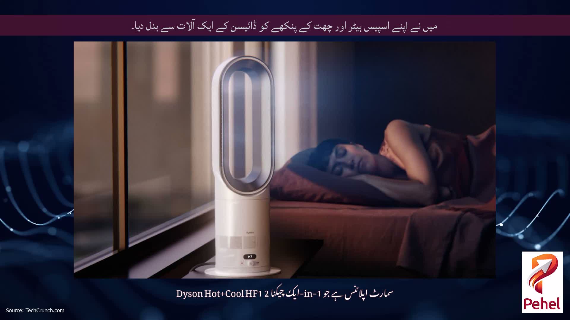 میں نے اپنے اسپیس ہیٹر اور چھت کے پنکھے کو ڈائیسن کے ایک آلات سے بدل دیا۔