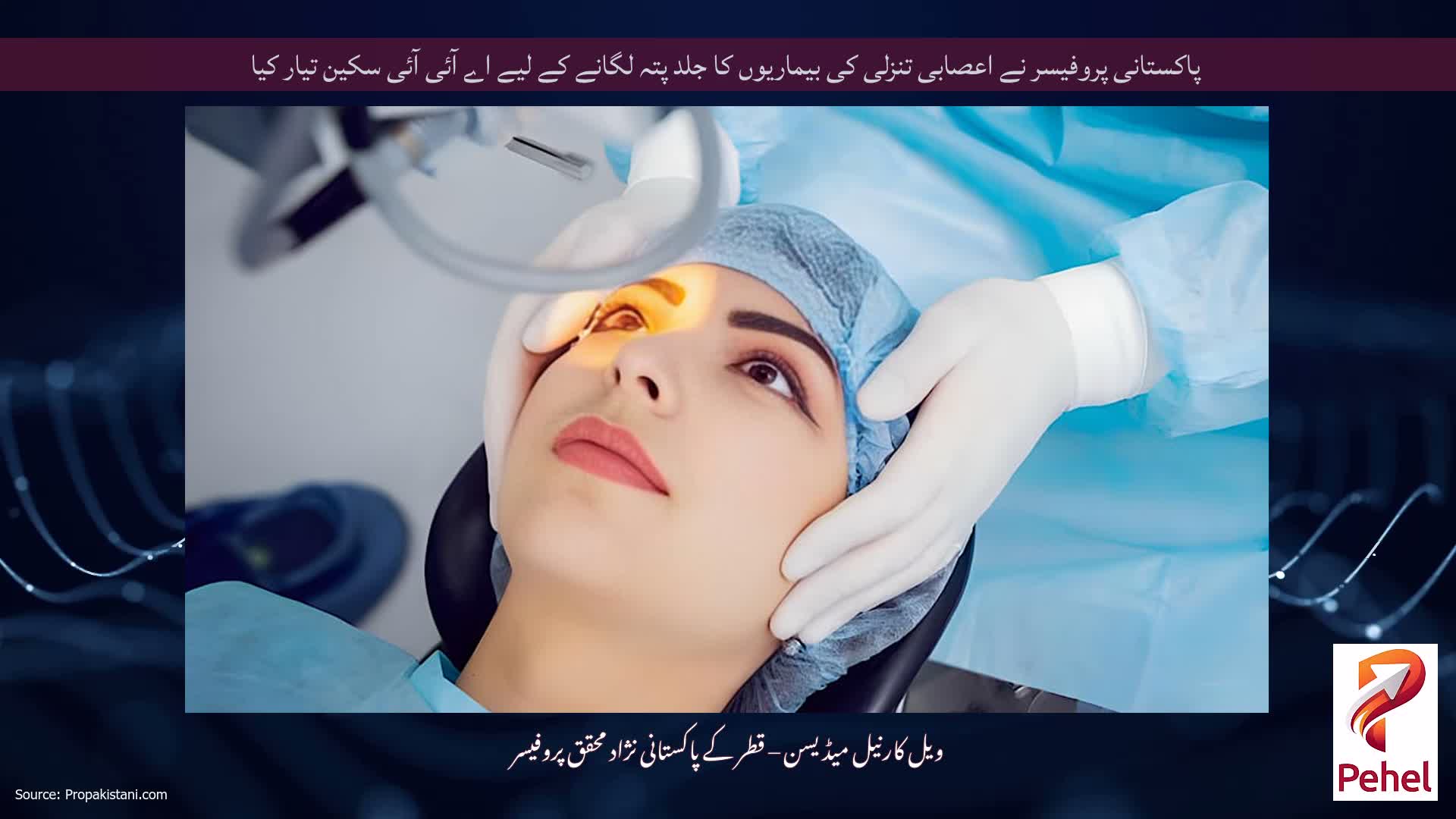 پاکستانی پروفیسر نے اعصابی تنزلی کی بیماریوں کا جلد پتہ لگانے کے لیے اے آئی آئی سکین تیار کیا