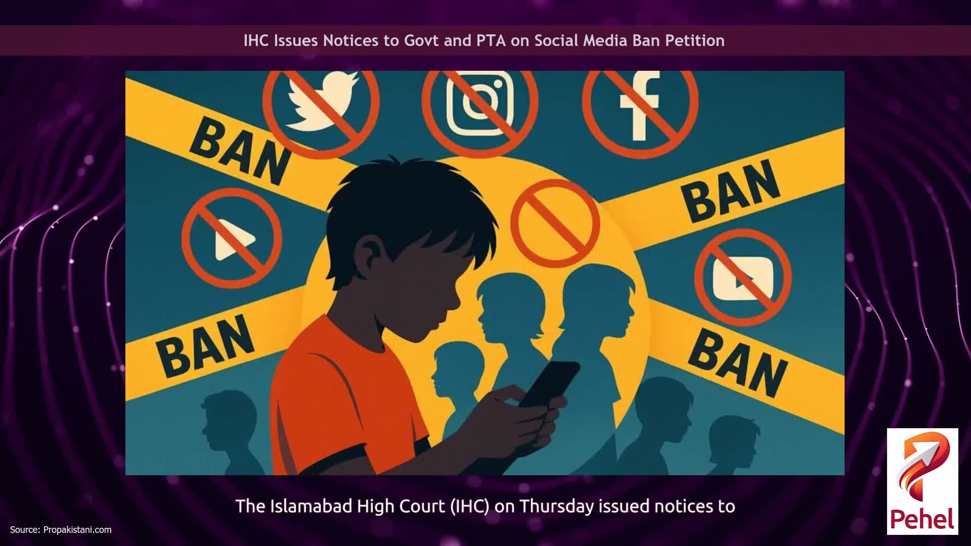 IHC Issues Notices to Govt and PTA on Social Media Ban Petition