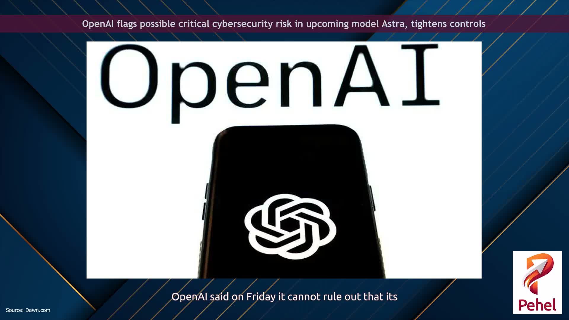 OpenAI flags possible critical cybersecurity risk in upcoming model Astra, tightens controls